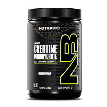 NutraBio Pure Micronized Creatine Monohydrate Powder Supplement, Unflavored, (300 g) - Supports Bulk Muscle Energy, Recovery, and Strength - HPLC Tested Creatine Powder Supplement for Men and Women NutraBio Au supplements
