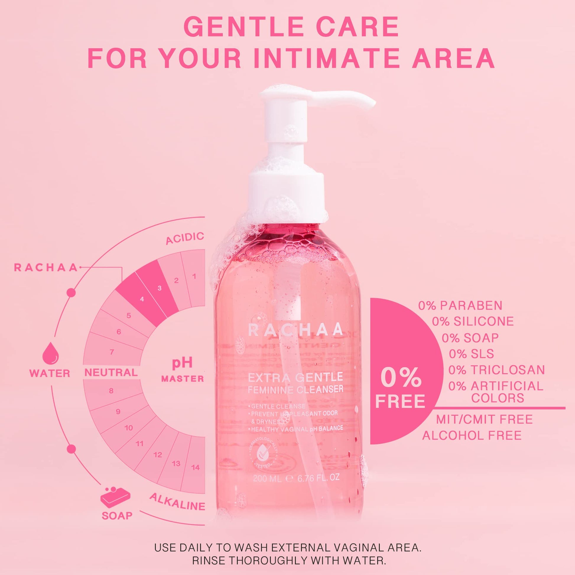 RACHAA Feminine Wash for Women, Lightening and Moisturizing, pH Balance Intimate Wash RACHAA Au supplements