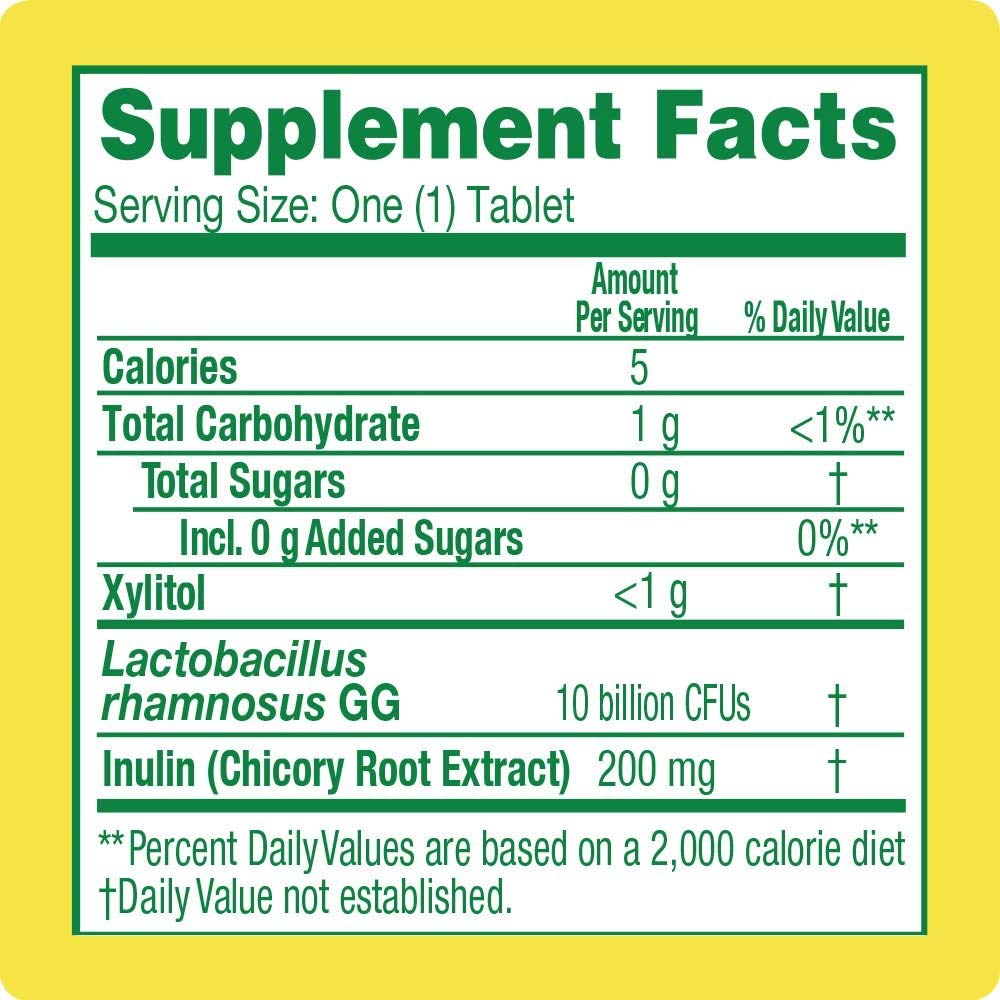Culturelle Digestive Health Daily Probiotic Chewables, Probiotic For Men and Women, Most Clinically Studied Probiotic Strain, 10 Billion CFUs, Supports Occasional Diarrhea, Gas & Bloating, 24 Count Culturelle Au supplements