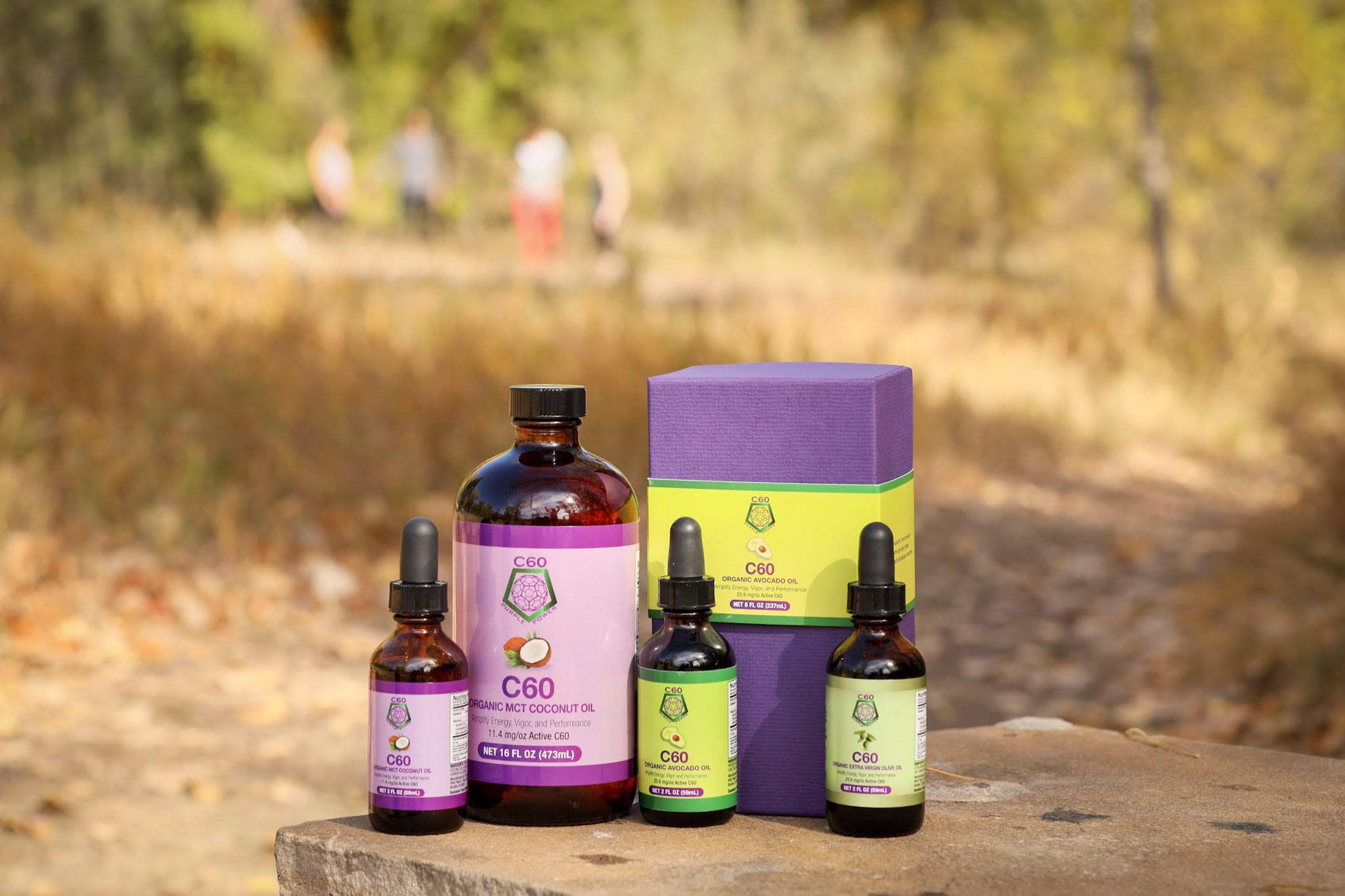 C60 Power C60 in Organic Avocado Oil - Natural Wellness & Antioxidant Support for Men & Women, 99.99% Pure Carbon Fullerenes, Promotes Energy, Mental Clarity, & Stamina - 4 fl oz Bottle C60 Purple Power Au supplements