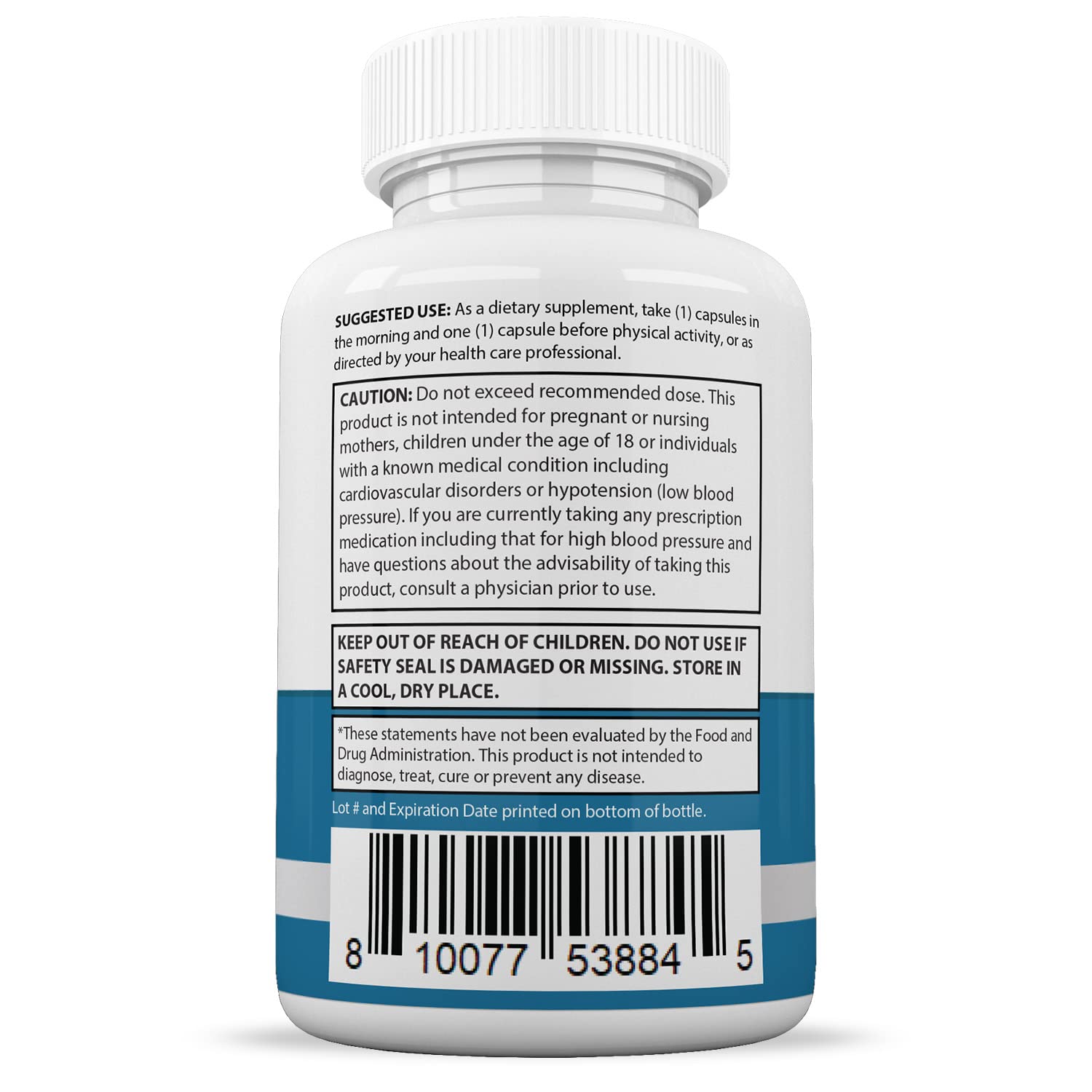 Justified Laboratories (5 Pack) Glucotrust Max 1295MG Formula Supplement Pills 300 cap Justified Laboratories Au supplements