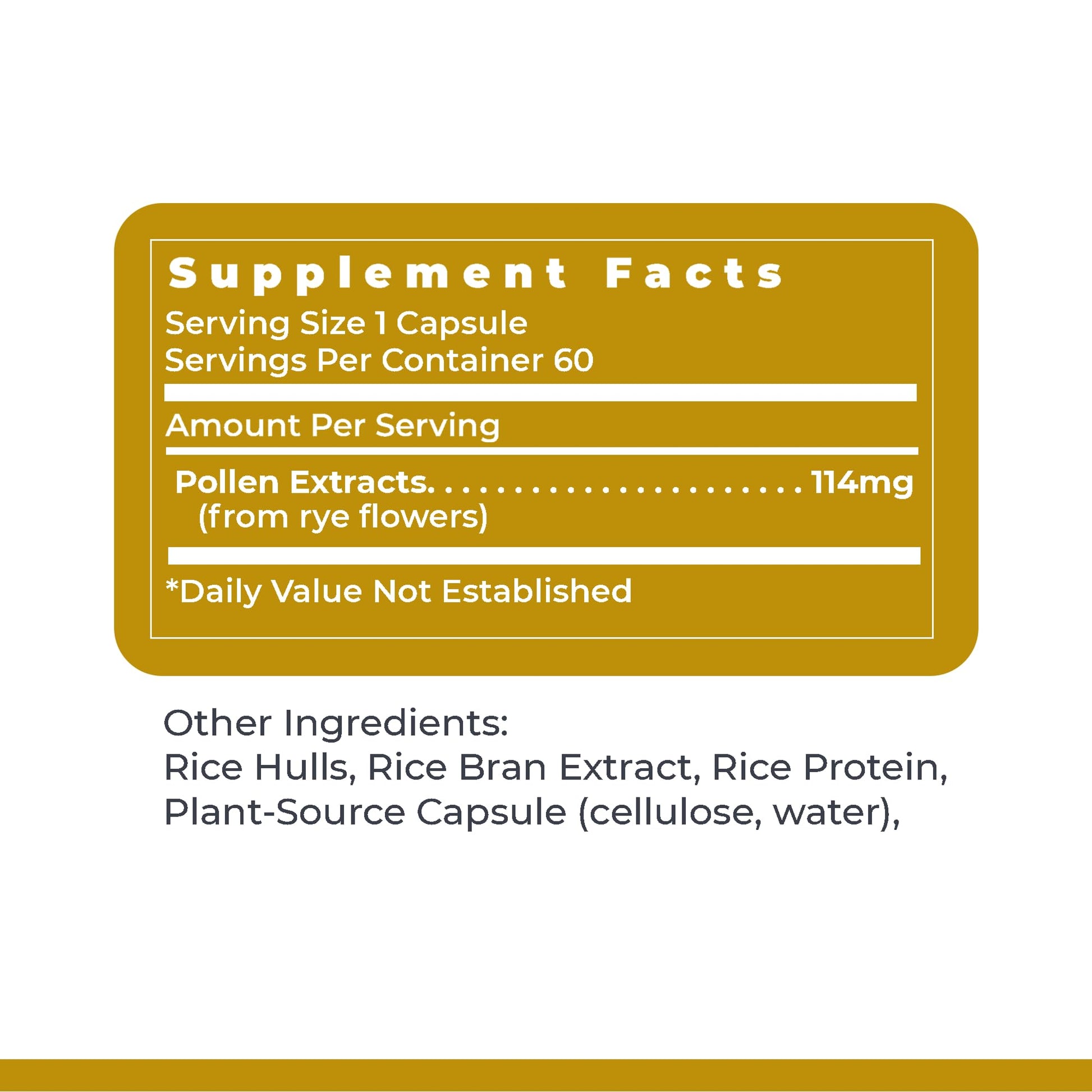 Premier Research Labs UltraPollen - Bee Pollen Supplement, Rye Pollen Extract, Prostate Health, Bee Pollen Extract from Rye Flower with Amino Acids, Supplement for Men & Women- 45 Vegetarian Capsules Premier Research Labs Au supplements
