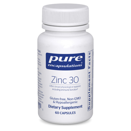 Pure Encapsulations Zinc 30 mg - Supplement for Immune System Support, Growth and Development, and Wound Healing Pure EncapsulationsUS supplements