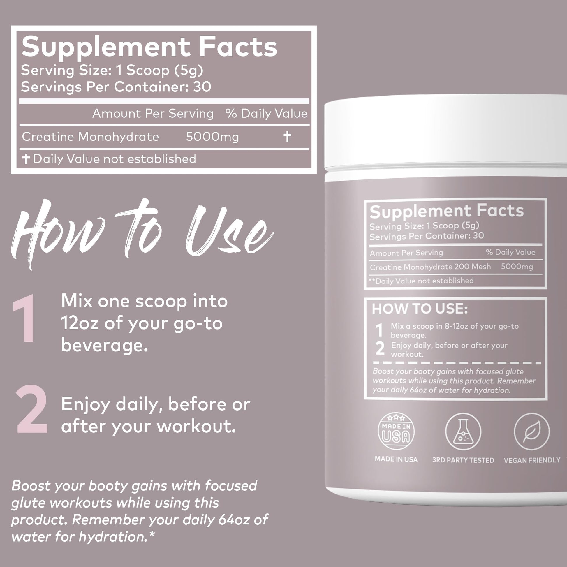 IsoSensuals Curve Bum Building Creatine - Micronized 200 Mesh for Smooth Muscle IsoSensuals Au supplements