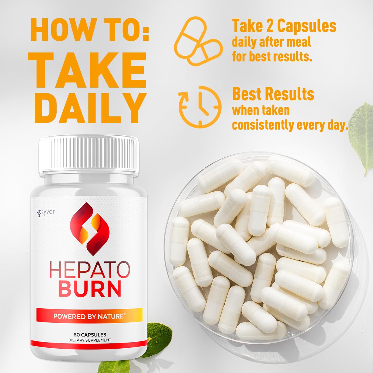 (3 Pack) Hepato Burn Capsules, Official Hepato Burn Pills with All Natural Premium Ingredients, Hepatoburn Energy and Fitness Vitamin Supplement, Hepatoburn Lifestyle Powered by Nature (180 Capsules) Syvor Au supplements