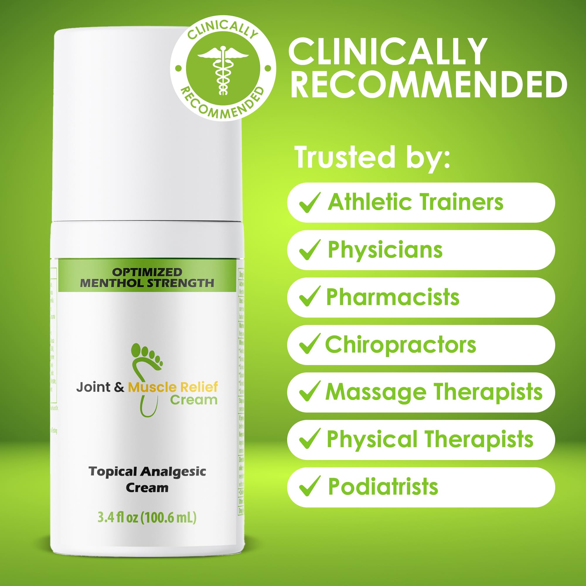 Gout and You Extra Strength Optimized Menthol Joint Discomfort Relief Cream for Joint Flare-Ups, Tendon, Muscle Ache - Fast Acting Joint Discomfort Relieving Rub with 19 Ingredients Gout and You Au supplements