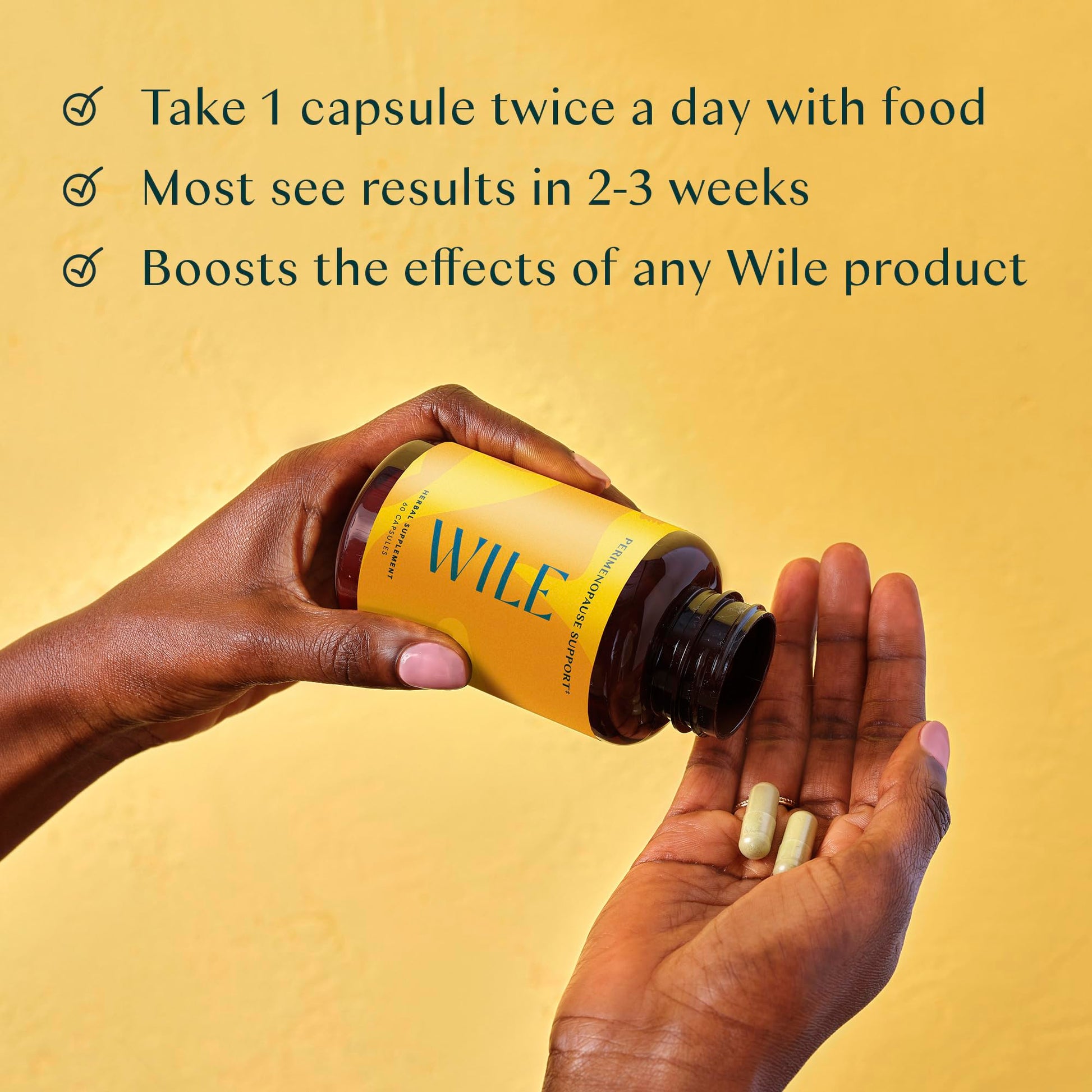Wile Perimenopause Supplement for Women with Ashwagandha, Kudzu Root, Hops Extract WILE Au supplements