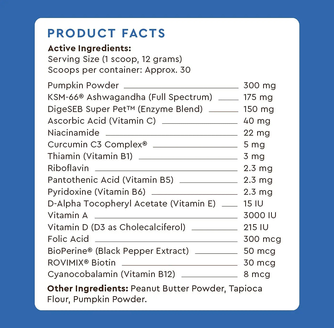 Infinite Pet Life Ultimate Multi-Function Peanut Butter Dog Vitamin Powder | 12.7 oz | All-Inclusive Dog Vitamins and Supplements Infinite Pet Supplements Au supplements