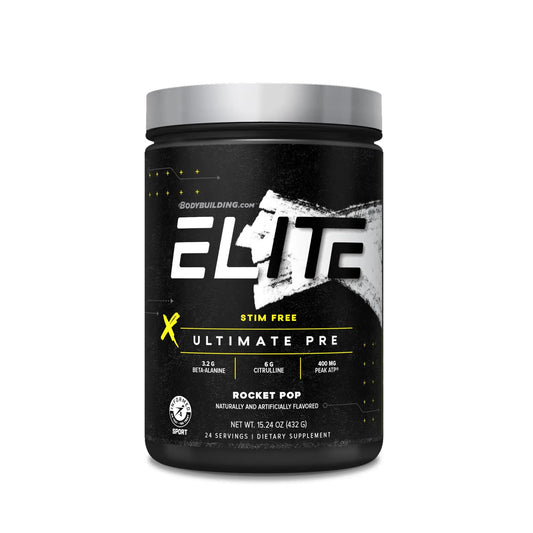 B BODYBUILDING.COM Elite Ultimate PRE Stim Free Rocket Pop B BODYBUILDING.COMAU supplements