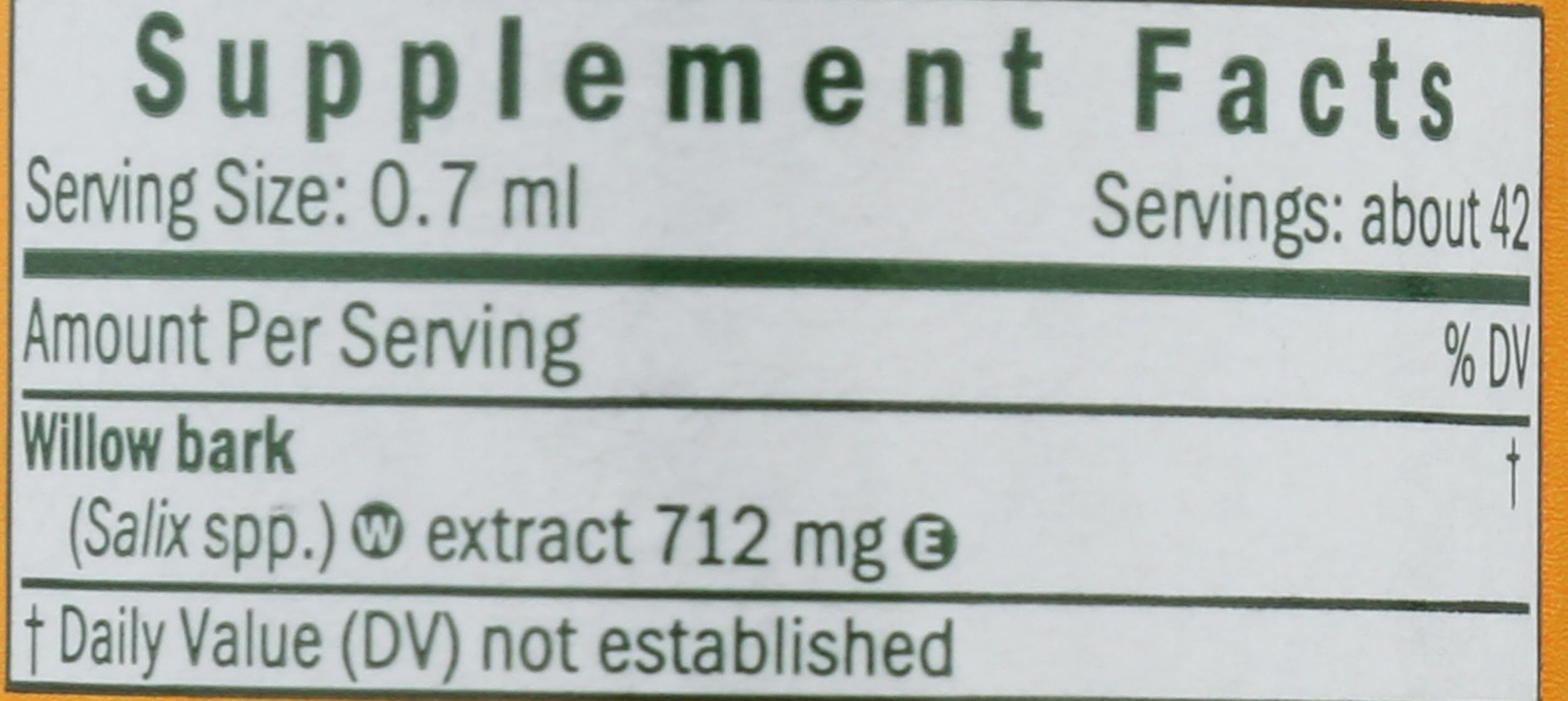 Herb Pharm Willow Bark Liquid Extract for Minor Pain - 1 Ounce (DWILL01) Herb Pharm Au supplements