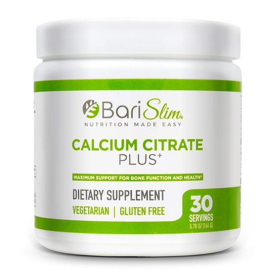 BariSlim Bariatric Calcium Citrate Plus Powder - Formulated for Patients After Weight Loss BariSlimAU supplements