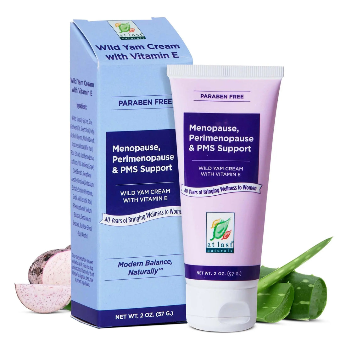 At Last Naturals Wild Yam Cream Hormone Balance for Women Menopause PMS Relief with Vitamin E Helps Smooth Dry Skin Reduce Hot Flashes and Promotes Well Being (2 oz 1 Packs) At Last Naturals uk supplements