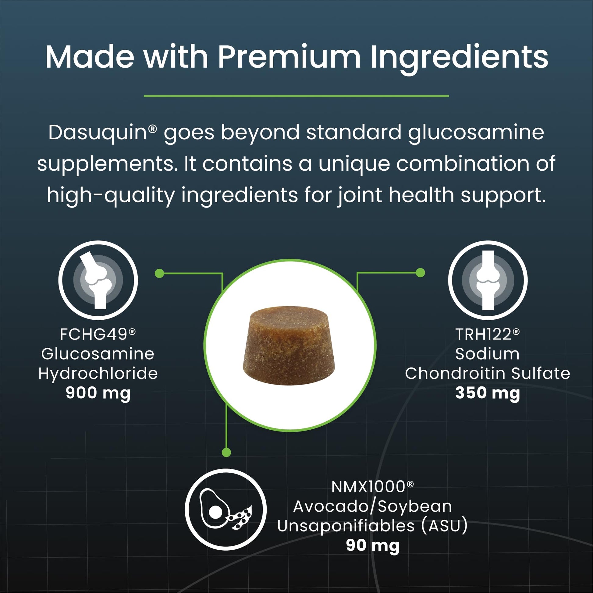 Nutramax Dasuquin for Large Dogs, Joint Health Supplement, Contains Glucosamine for Dogs, Plus Chondroitin, ASU and More, Supports Healthy Joints, Soft Chews, 84 Count Nutramax Laboratories Au supplements