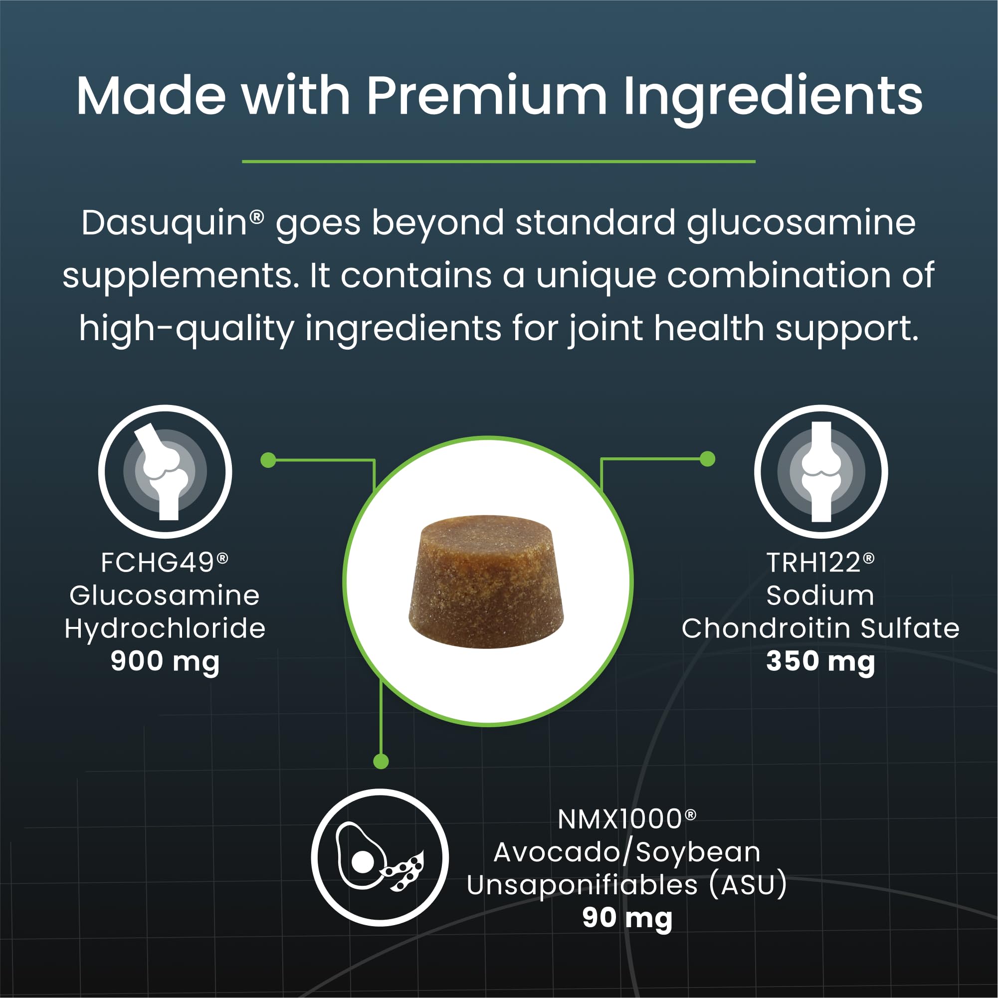 Nutramax Dasuquin for Large Dogs, Joint Health Supplement, Contains Glucosamine for Dogs, Plus Chondroitin, ASU and More, Supports Healthy Joints, Soft Chews, 84 Count Nutramax Laboratories Au supplements