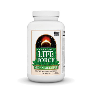 Source Naturals Vegan True Vegan Force Multiple, Advanced Energy Formula for Vegans* - 180 Tablets Source Naturals Au supplements