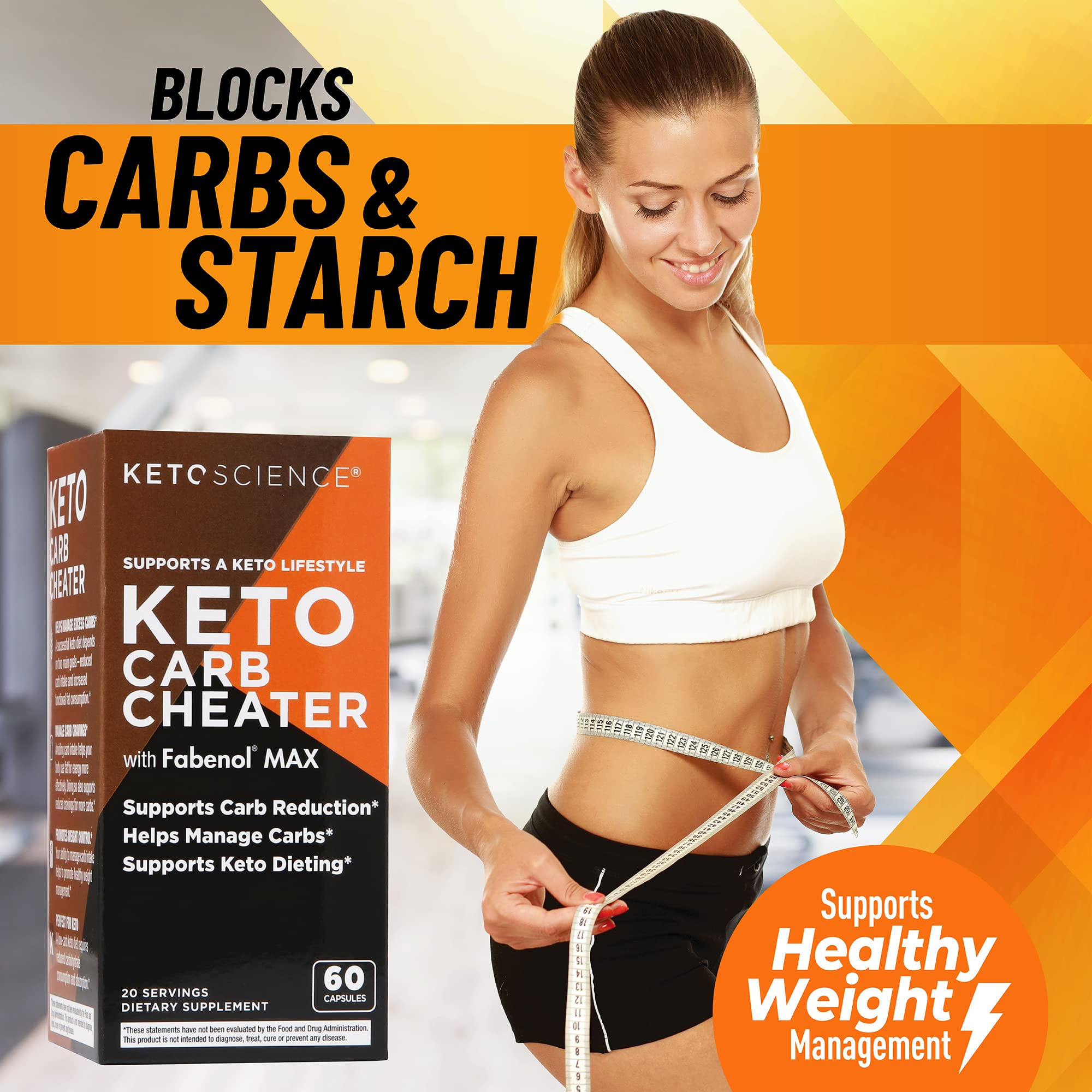 Keto Science Keto Carb Cheater, Supports Carb Reduction, Helps Manage Carbs, Supports Keto Science Au supplements