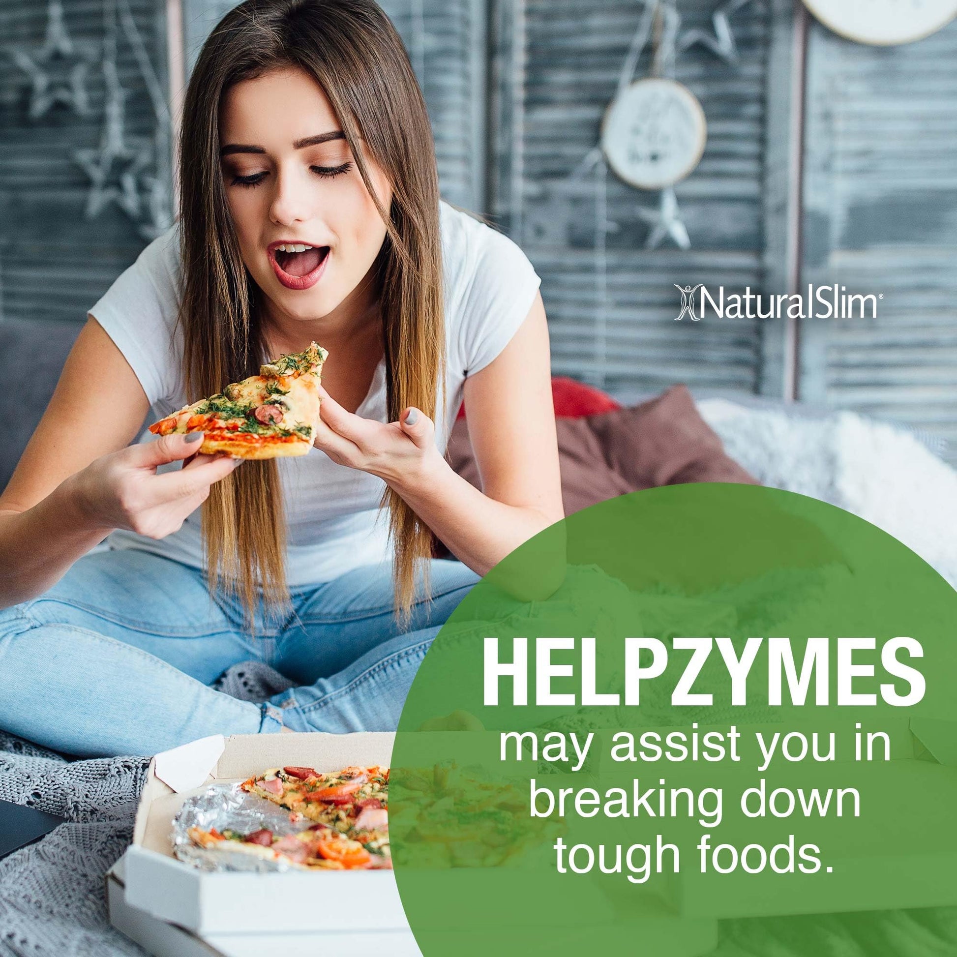 NaturalSlim Helpzymes Digestive Enzymes for Digestion, Bloating, Gas Reli NaturalSlim Au supplements