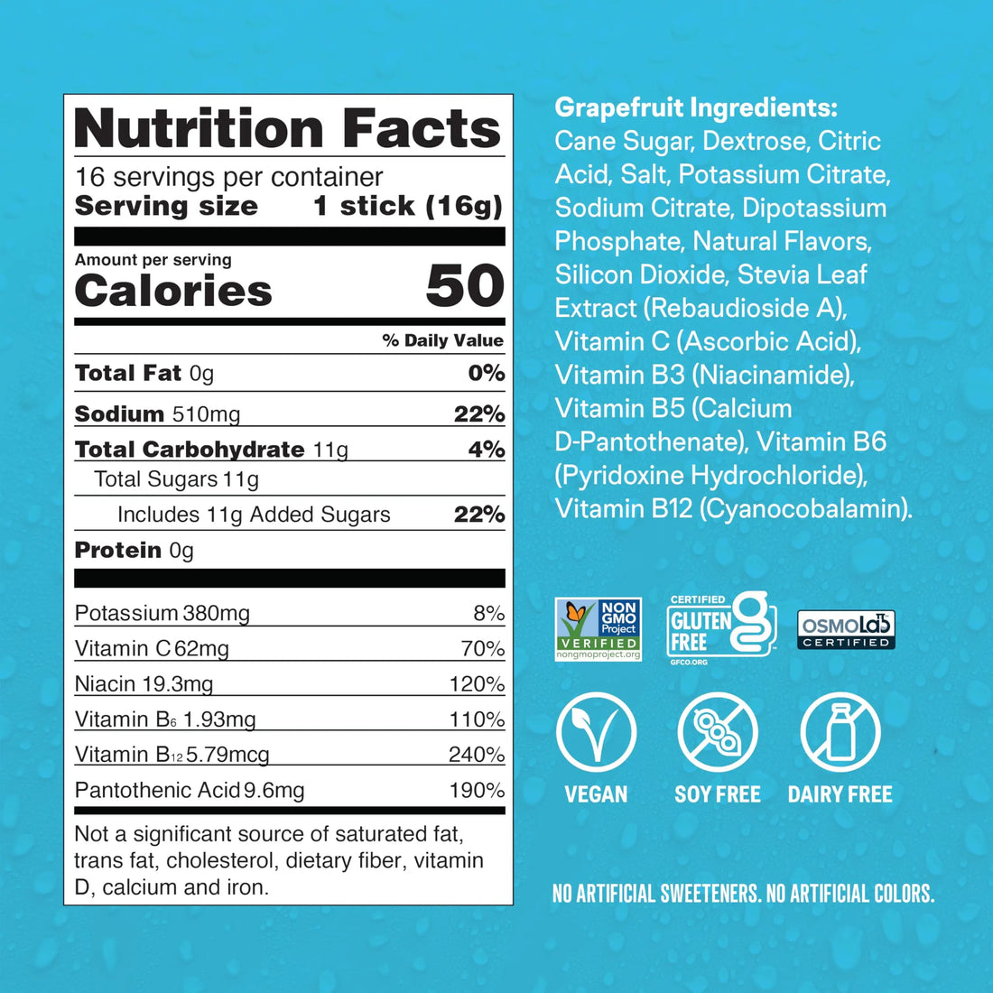Liquid I.V.® Hydration Multiplier - Grapefruit | Electrolyte Powder Drink Mix | 3 Pack (48 Servings) Liquid I.V. Au supplements