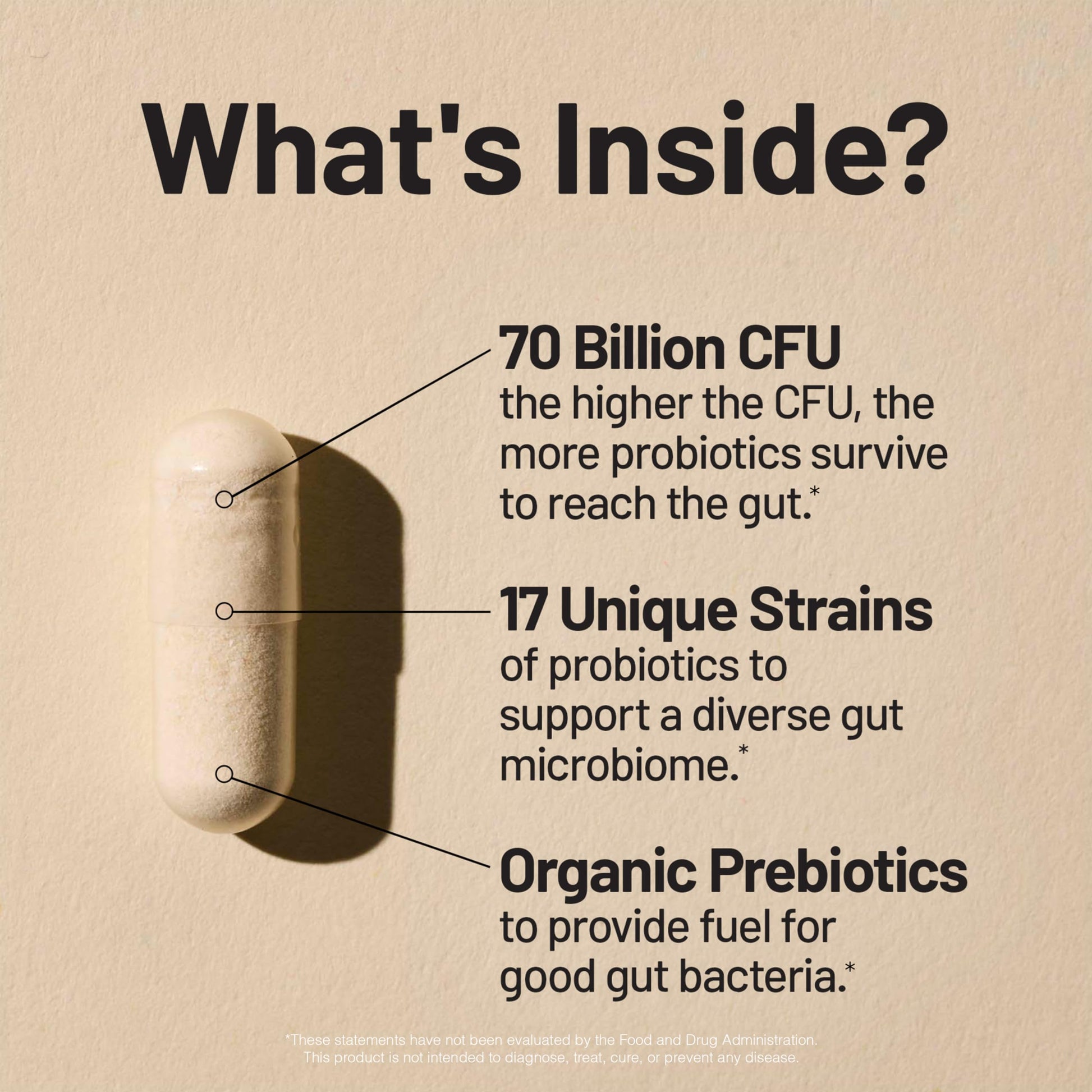 NatureWise Probiotics 70 Billion CFU - 17 Strains + Organic Prebiotics - Immune, Digestive & Gut Health Support for Women & Men - Vegetarian, Gluten-Free, Non-GMO - 60 Capsules[2-Month Supply] NatureWise Au supplements