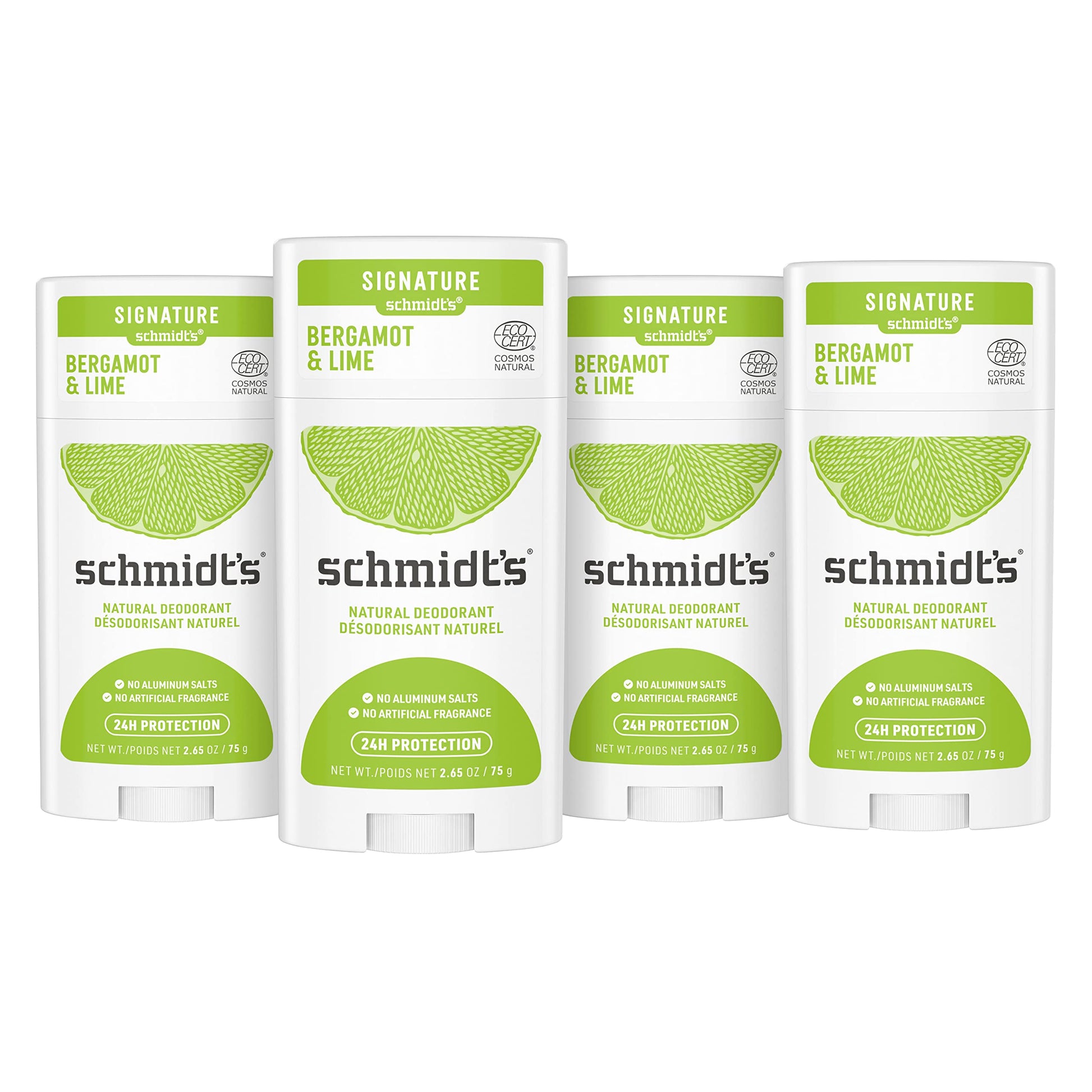 Schmidt's Aluminum Free Natural Deodorant For Women and Men, Bergamot & Lime Schmidt's Au supplements
