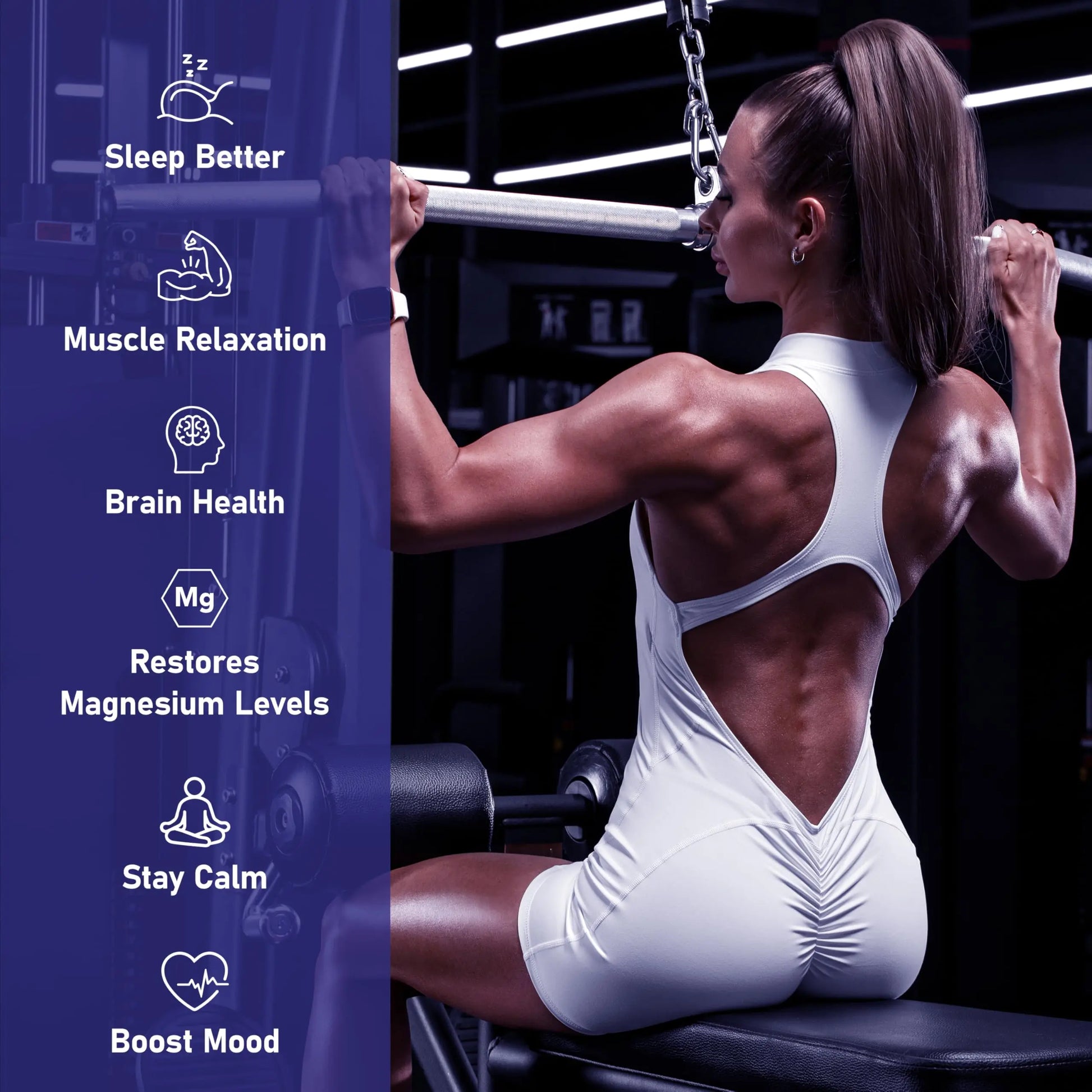 Magnesium 7 Complex for Women 1600mg, Magnesium Glycinate 600mg 7 High Absorption Magnesium Supplement with Citrate, Malate, Chelate, Taurate, Gluconate, Aspartate & Ascorbate for Sleep, 60 Capsules VIVI Youth Au supplements