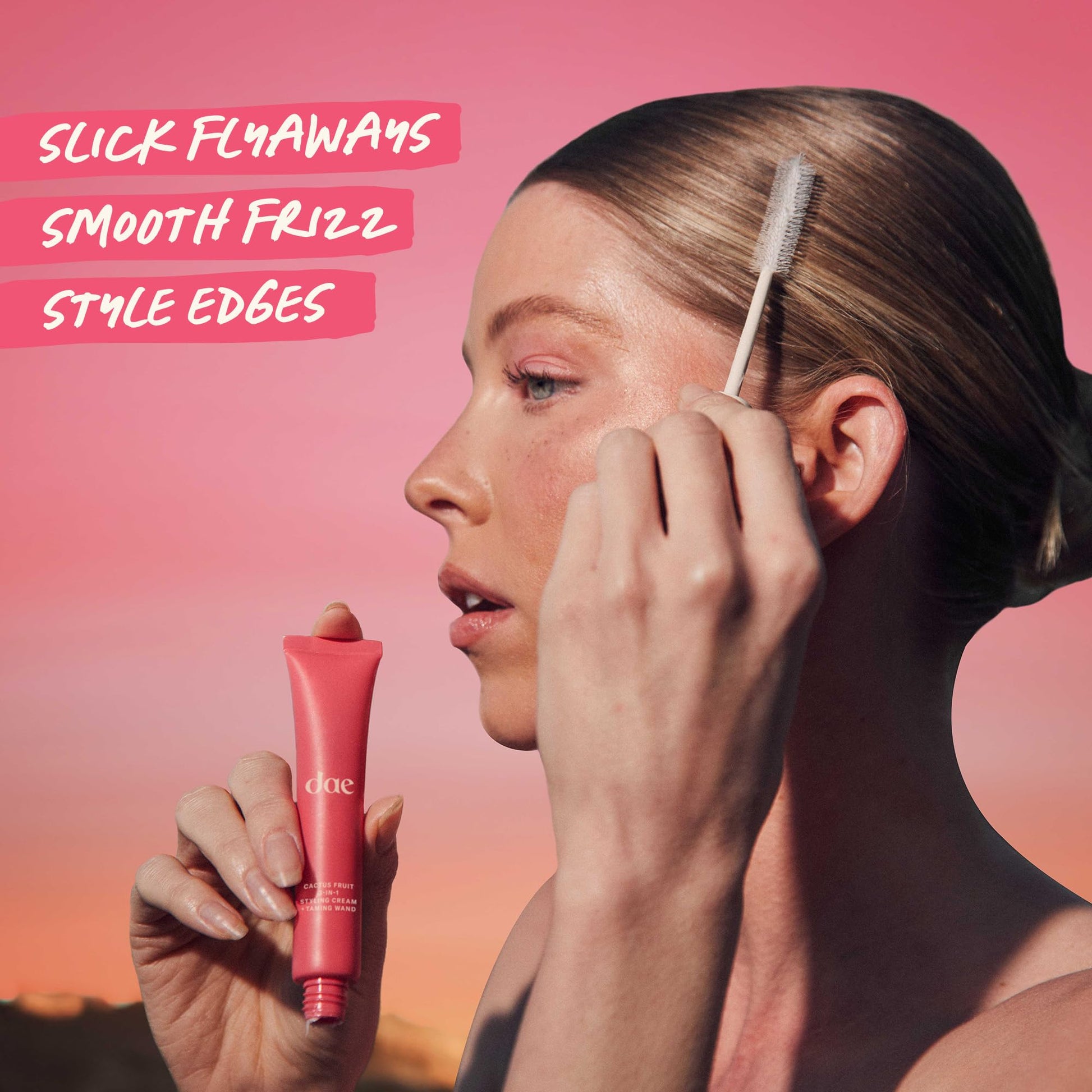 DAE Cactus Fruit 3-In-1 Styling Cream & Taming Wand - Tame Flyaways, Smooth Frizz, Style Edges (0.6 oz.) DAE Au supplements