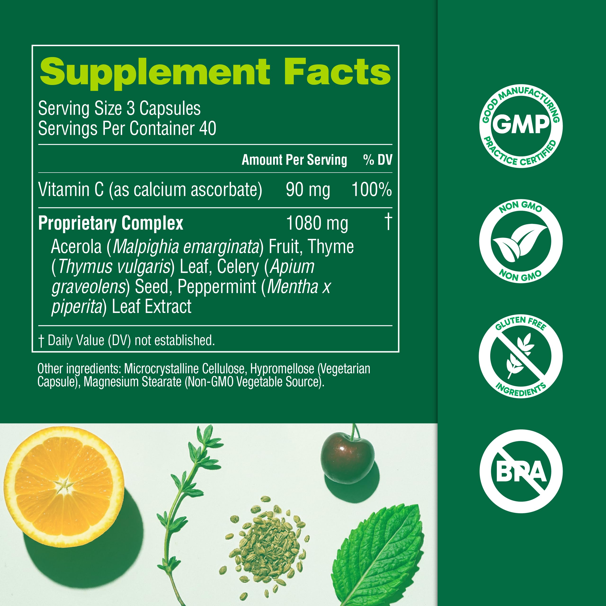 Organika Goutrin Uric Acid Flush for Gout (120 Caps): Gentle Gout Support with Cherry, Thyme, Celery Seed, Peppermint, & VIT C: Clean & Vegan Gout Supplements for Men & Women - Metabolism & Mobility Organika Au supplements