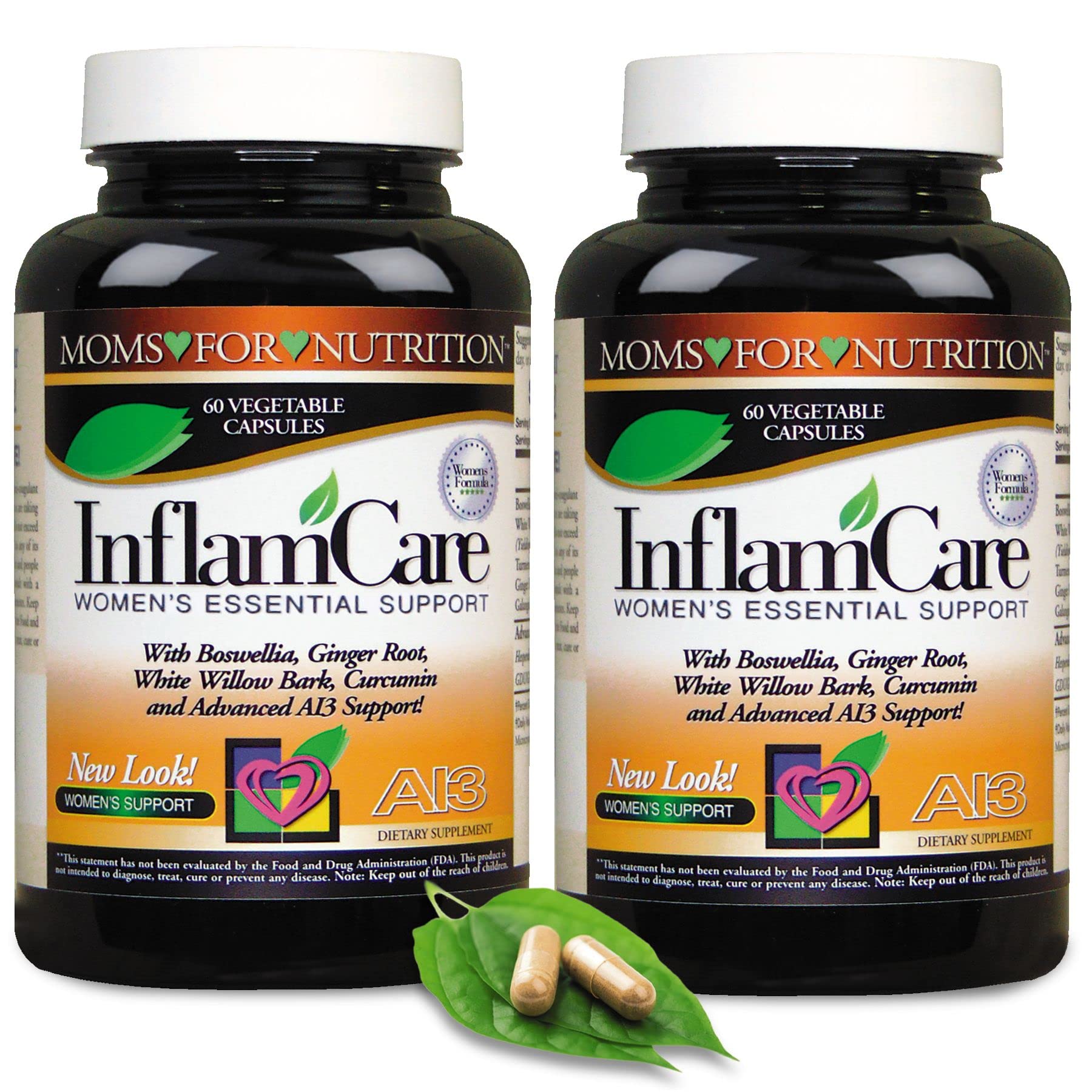 Moms For Nutrition 3 Bottles - InflamCare 3000MG Women’s Formula Gluten Free - 180 Count Moms For Nutrition Au supplements