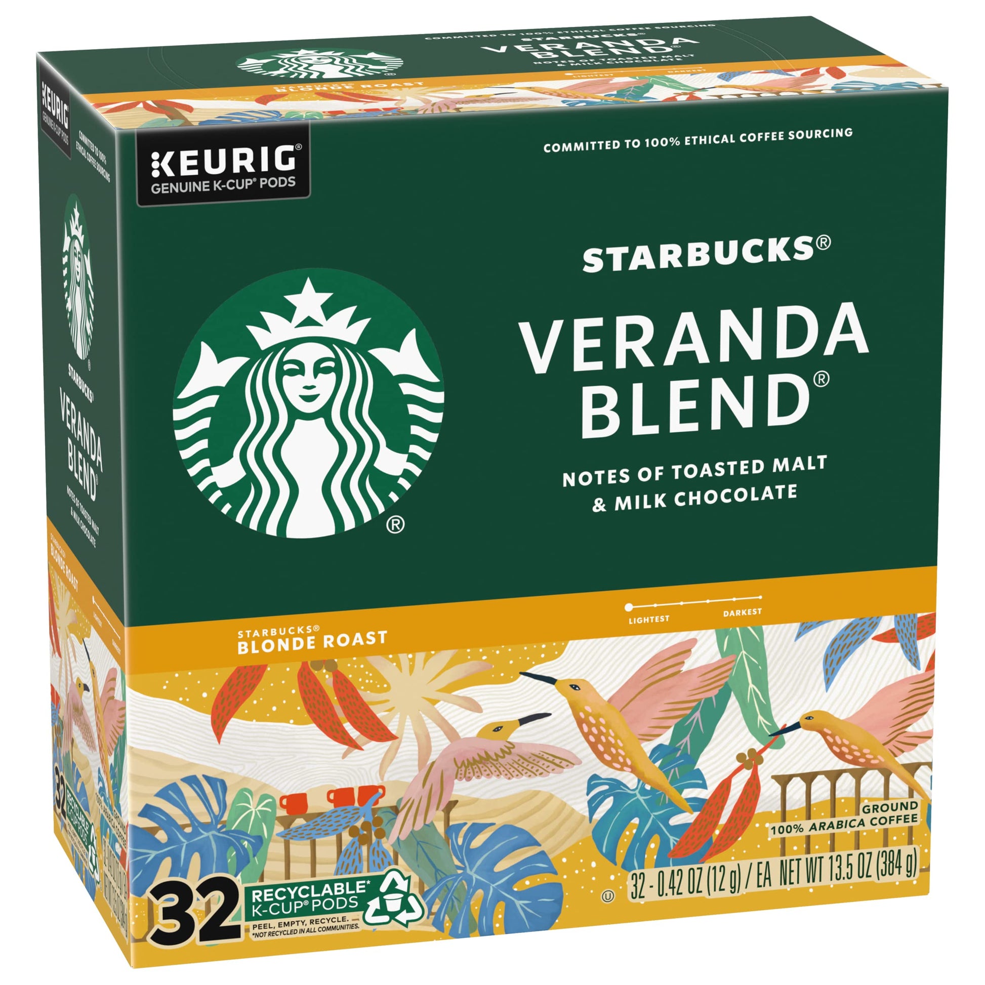 Starbucks Veranda Blend Coffee K-Cups,4/24 Pack-96 K-Cups Starbucks Au supplements