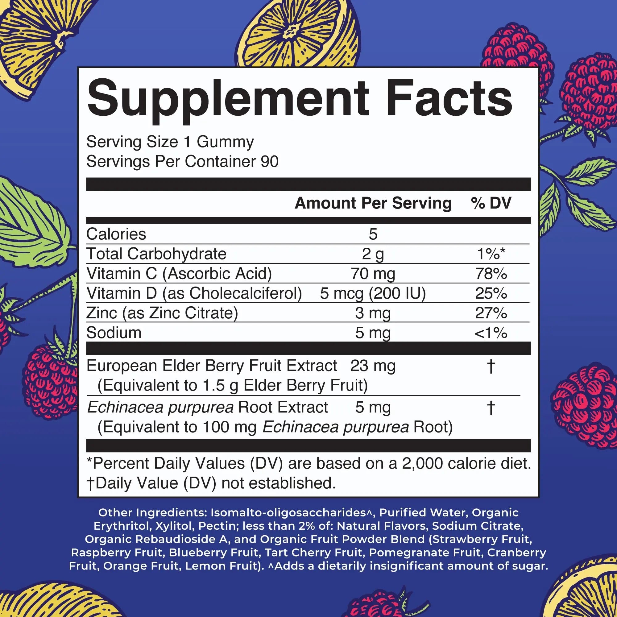 MaryRuth Organics Sugar Free Immunity Gummies | Powerful Blend | Elderberry Vitamin C & Zinc | Vitamin D3 & Echinacea | Immune Support Supplement | Gummies for Kids & Adults | Vegan | Non GMO | 90ct MARYRUTH'S Au supplements