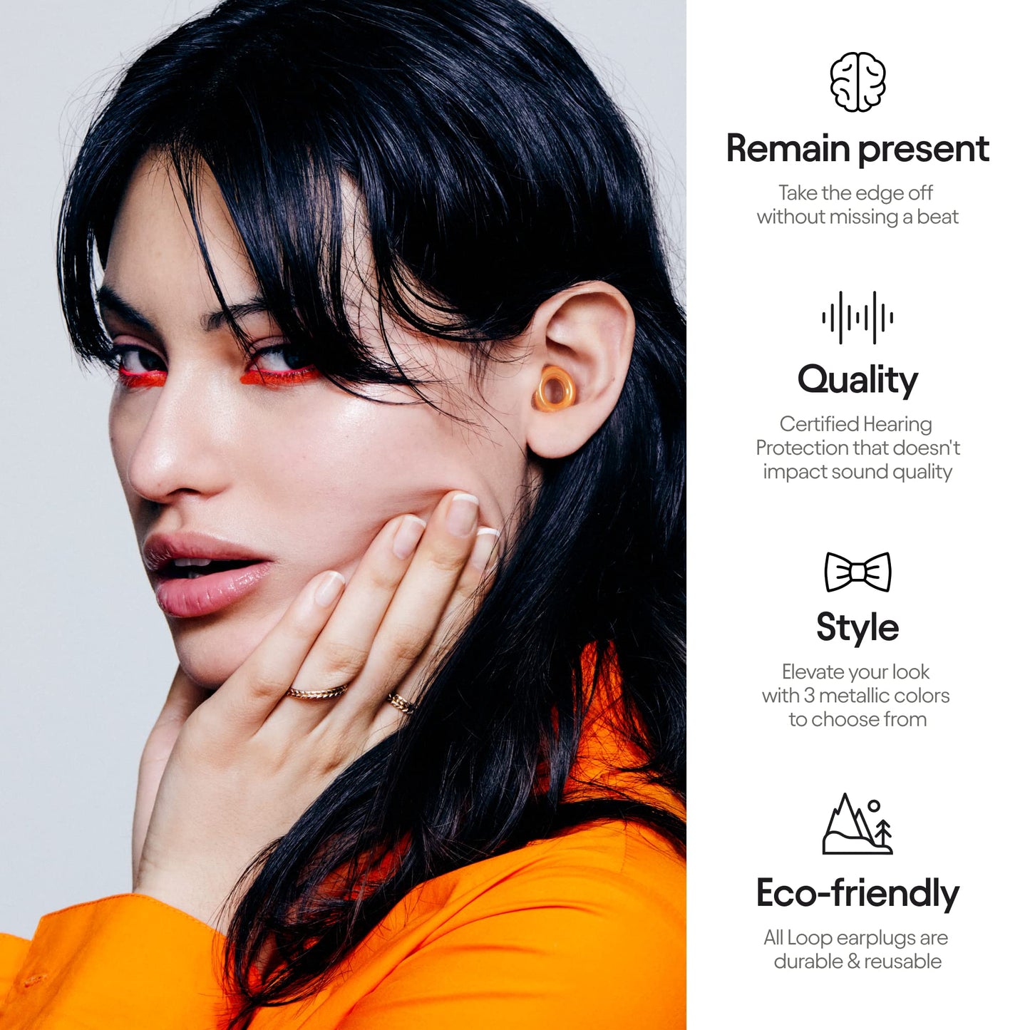 Loop Experience Ear Plugs for Concerts – High Fidelity Hearing Protection LoopUS supplements