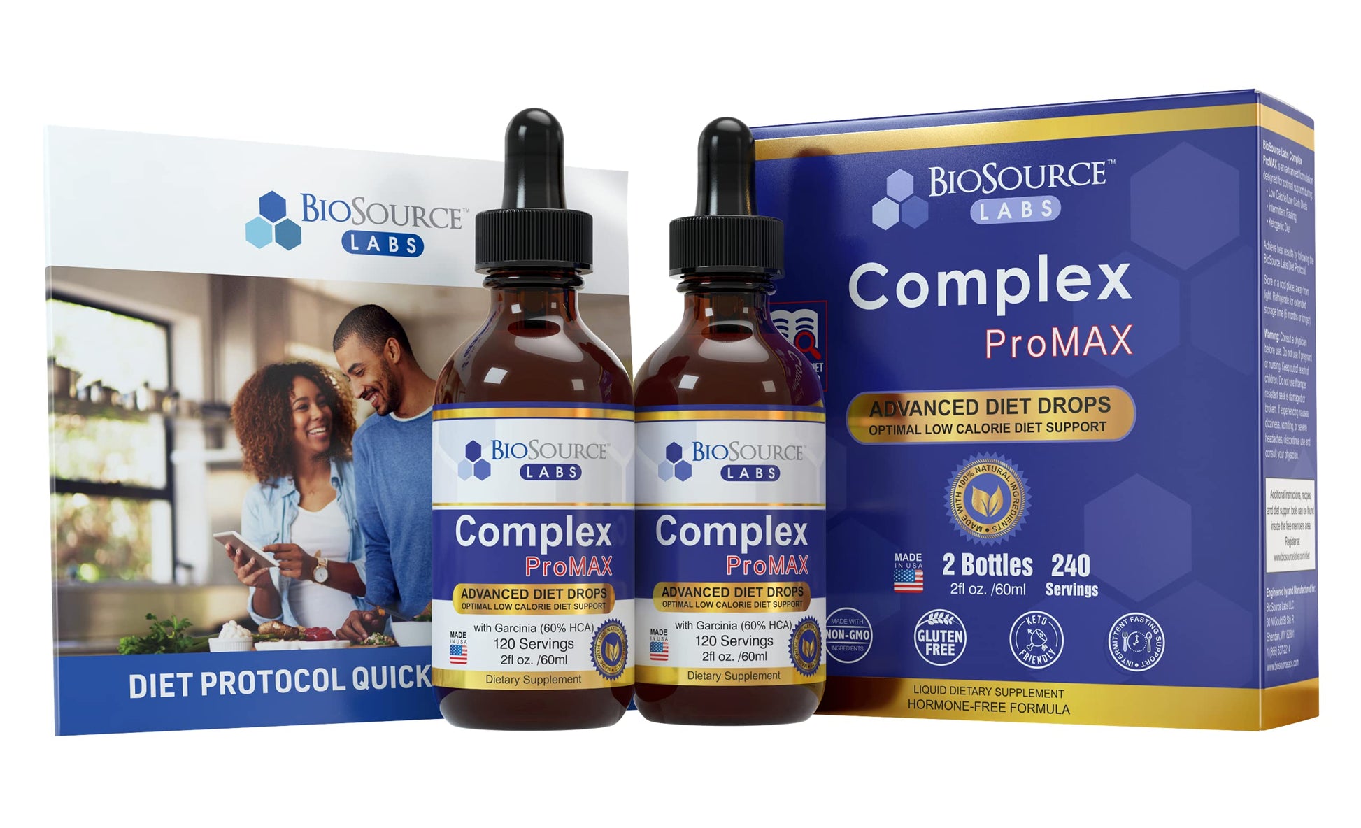BioSource Labs Complex ProMAX Premium Diet Drops (2 x 2 oz Bottle) BioSource Labs Au supplements