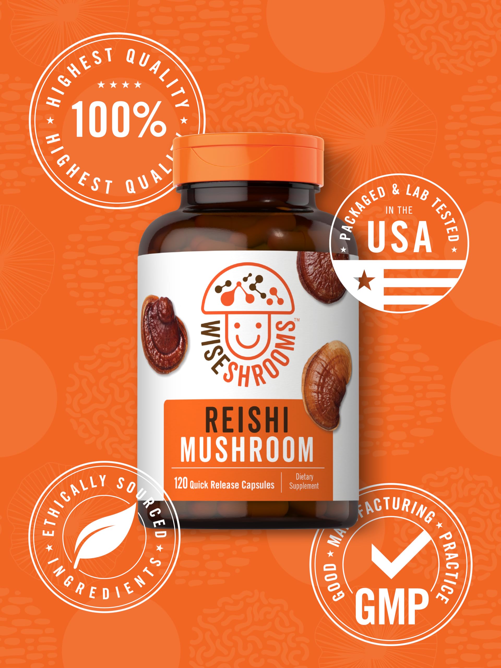 Carlyle Reishi Mushroom Capsules 5000 mg |120 Count | Non-GMO and Gluten Free Extract Carlyle Au supplements