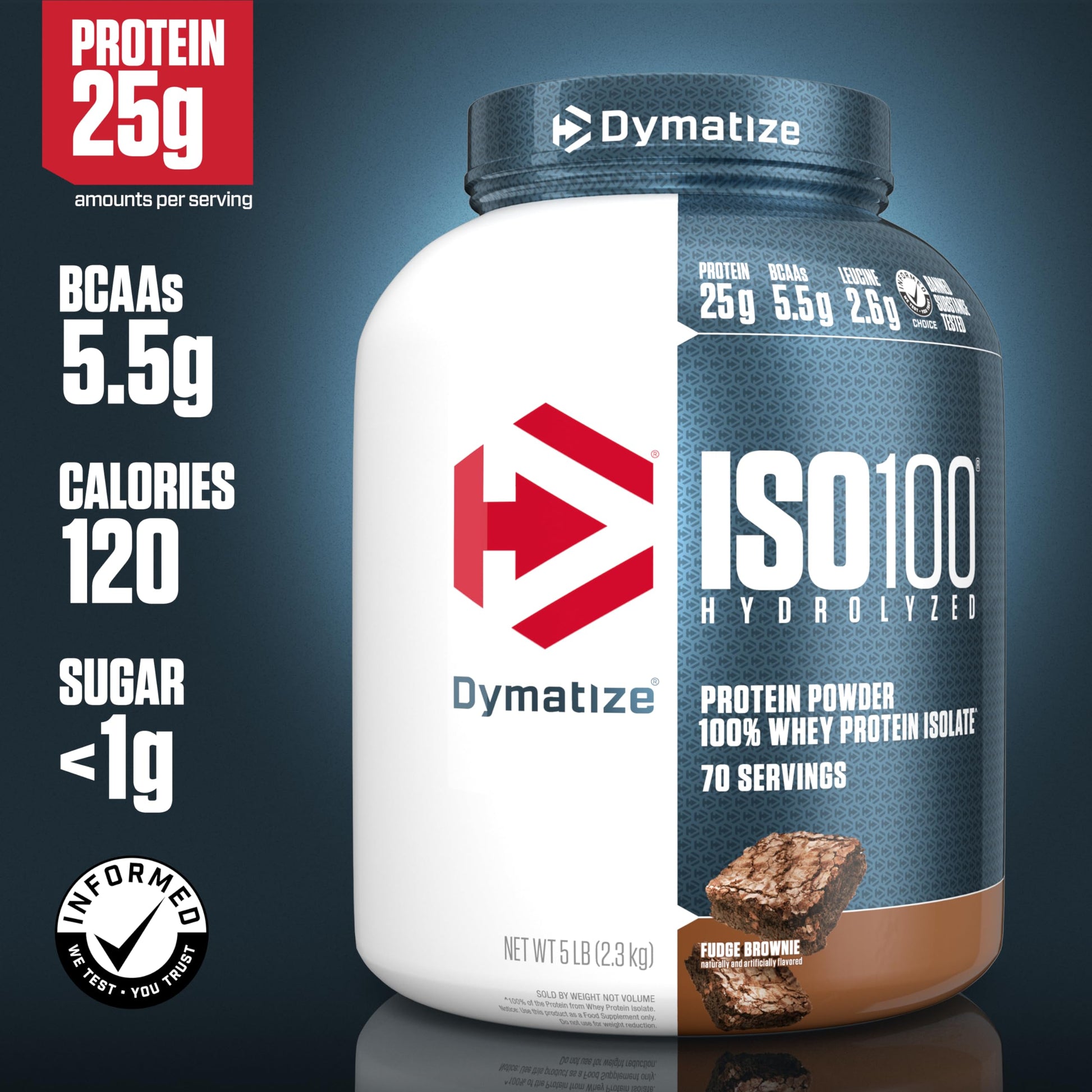 Dymatize ISO100 Hydrolyzed Protein Powder, 100% Whey Isolate Protein, 25g of Protein Dymatize Au supplements