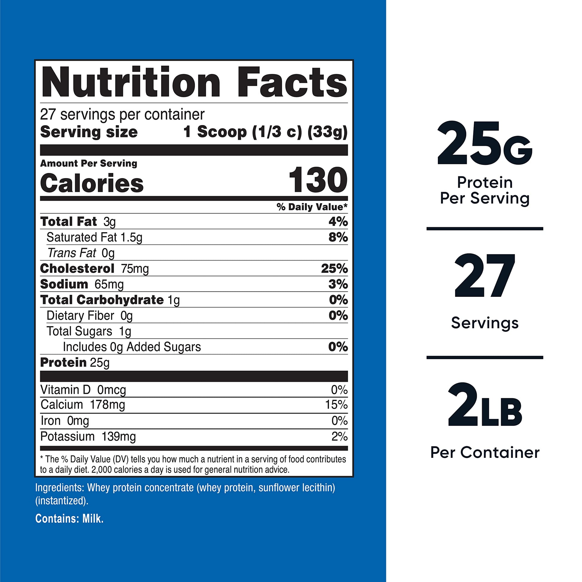 Nutricost Whey Protein Concentrate (Unflavored) 2LBS - Gluten Free & Non-GMO Nutricost Au supplements