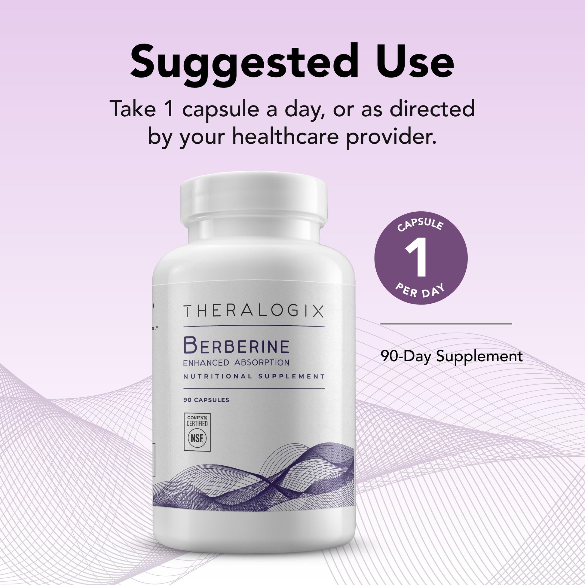 Theralogix Berberine Enhanced Absorption - 90-Day Supply - Made with Berberine Theralogix Au supplements