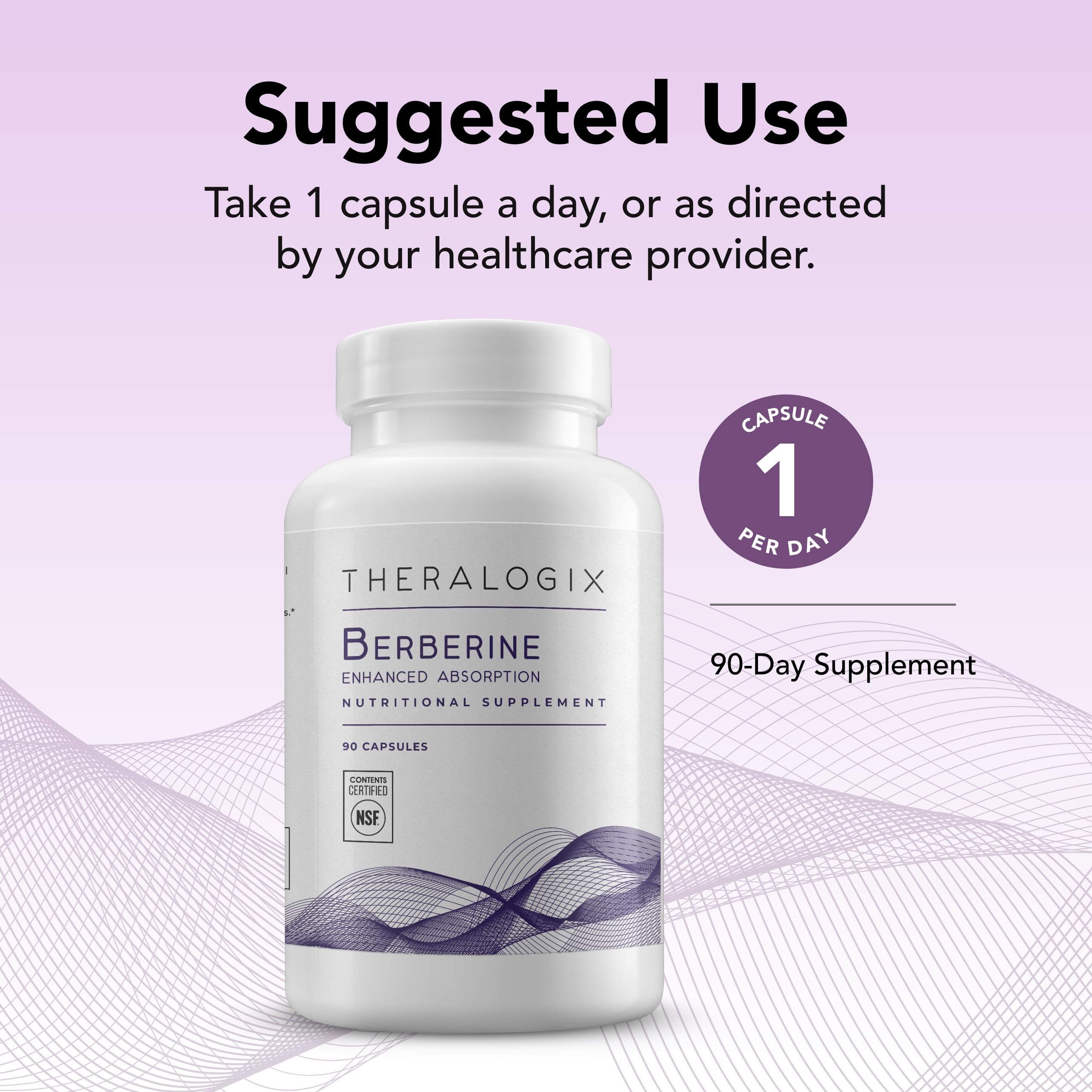 Theralogix Berberine Enhanced Absorption - 90-Day Supply - Made with Berberine Theralogix Au supplements