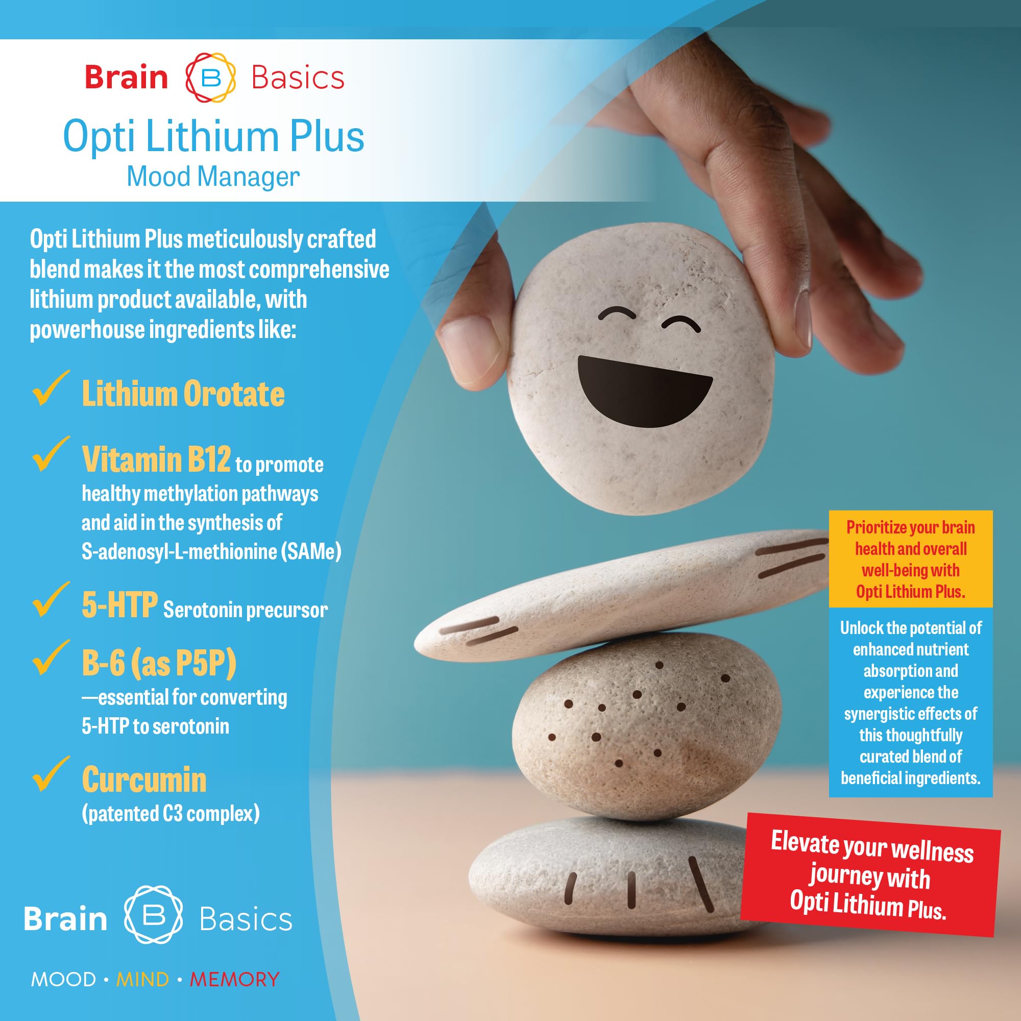 Opti Lithium Plus: Supercharge Brain Health with Enhanced Nutrient Absorption for Optimal Well-Being. Brain Bean Au supplements