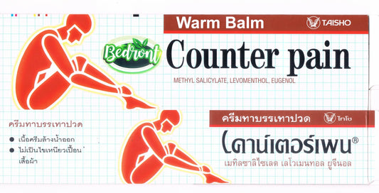 Bedront Counter Pain Warm Balm 120G for Massage and Relaxation, Sports Activity BedrontAU supplements