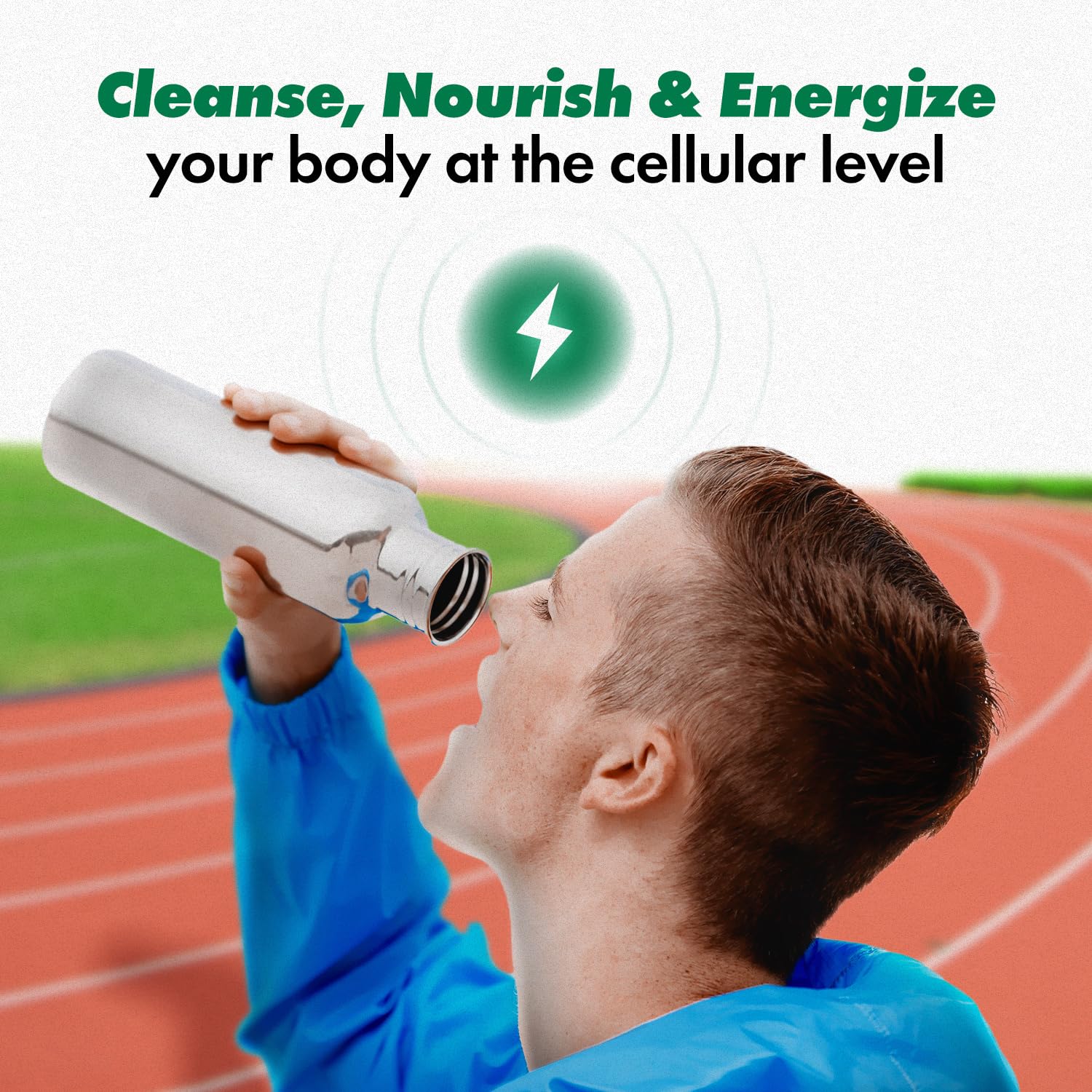 Cell Power® Oxygen Drops (1oz) - Liquid Oxygen Dietary Supplement Enriched with Beets, Grapes, and Vegetable Protein - Liquid Oxygen Drops for Wellness CELL POWER Au supplements