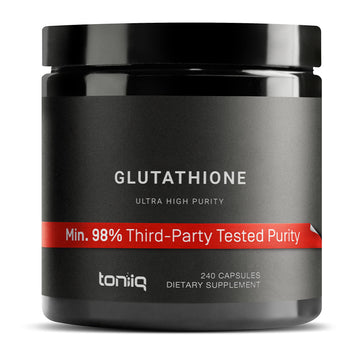 Toniiq Ultra High Strength Glutathione Capsules - 1000mg Concentrated Formula - 98%+ Toniiq Au supplements