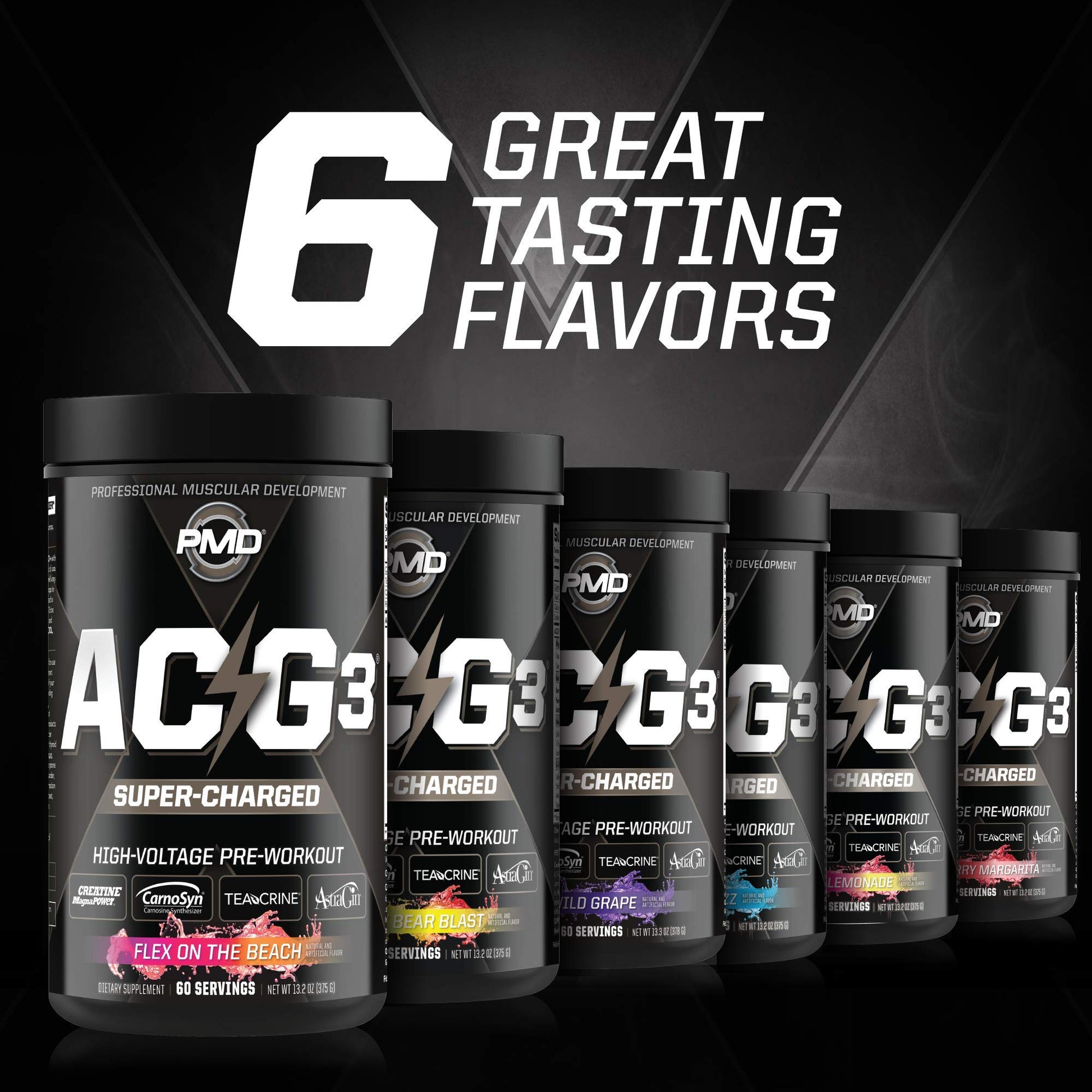 PMD Sports ACG3 Supercharged - Pre Workout - Powerful Strength, High Energy, Maximize PMD Au supplements