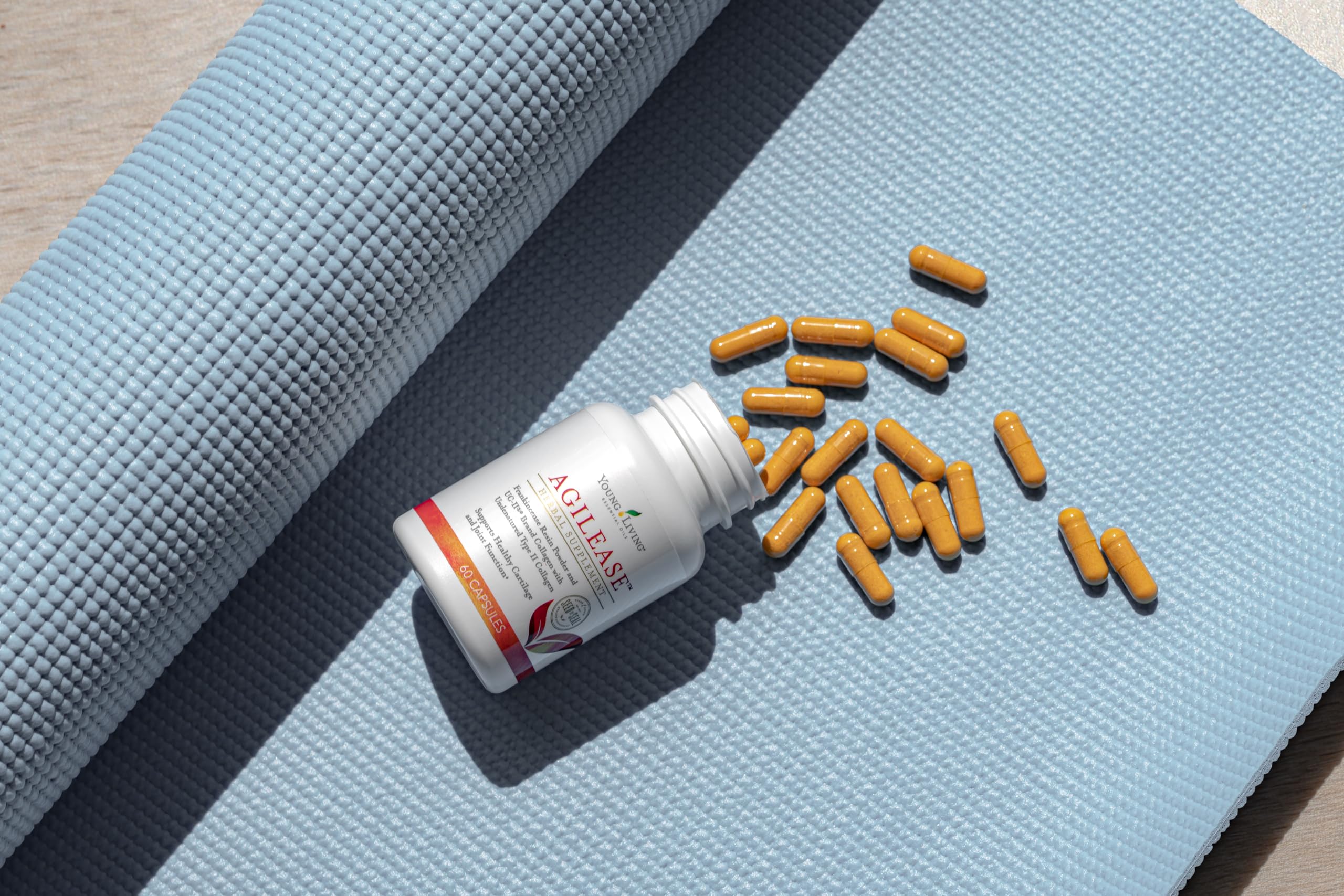 Young Living AgilEase Capsules | 60 Count | UC-II Collagen Supplement | Supports Mobility & Flexibility | Helps Maintain Joint Health & Exercise Recovery Young Living Au supplements