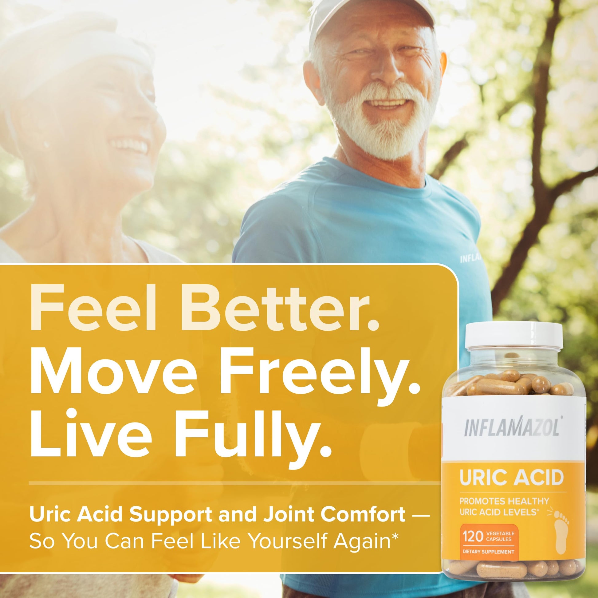 Inflamazol Uric Acid Cleanse – Premium Uric Acid Flush with Tart Cherry, Turmeric & Celery Seed for Joint & Uric Acid Support – Joint Supplements for Men & Women – 120 Capsules Inflamazol Au supplements