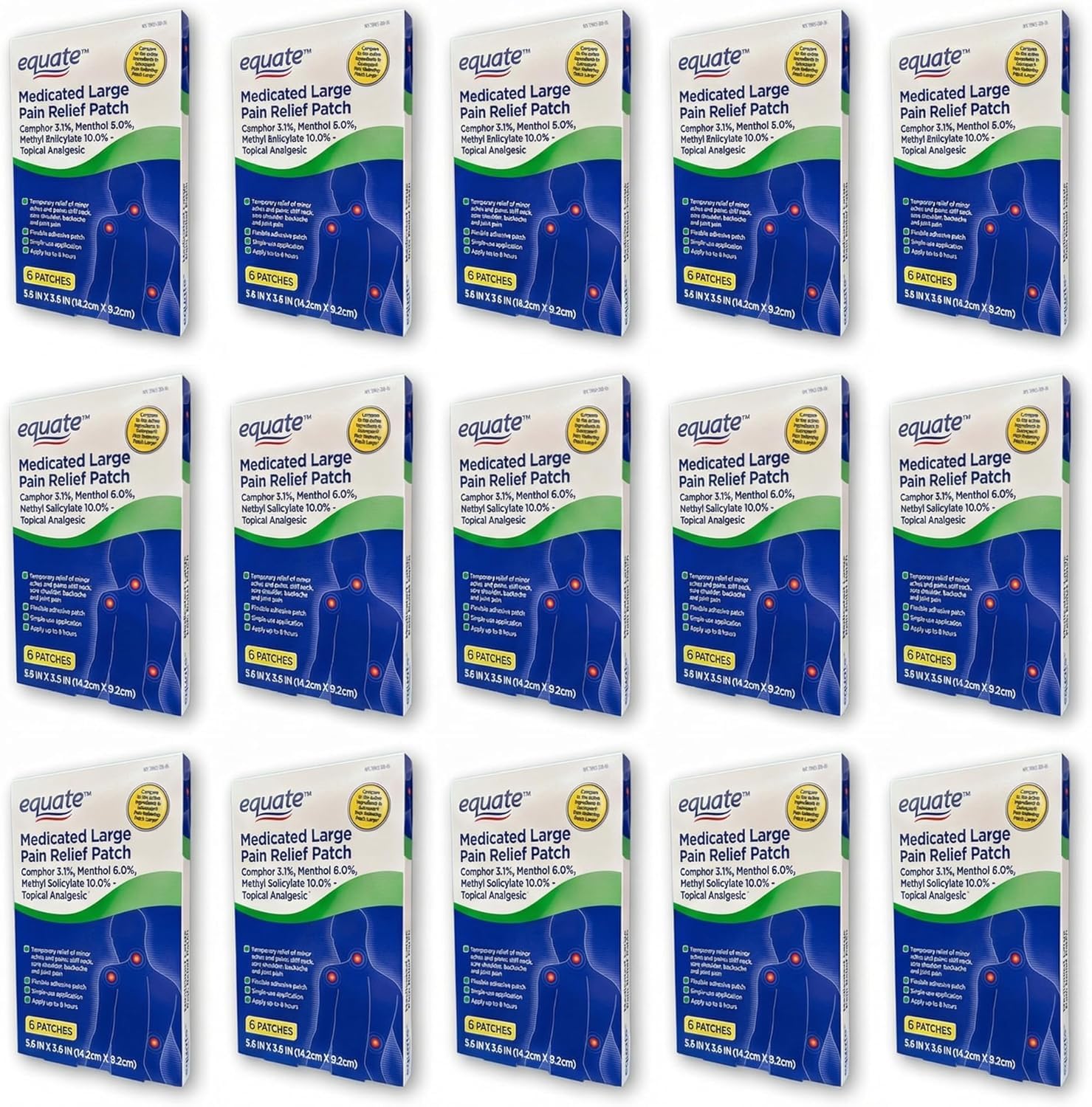 FUSION SHOP STORE Smart choices, meaningful life! Topical Patch with Menthol, Camphor, Methyl salycilate, 6 Count (Pack of 15) FUSION SHOP STORE Smart choices, meaningful life! Au supplements