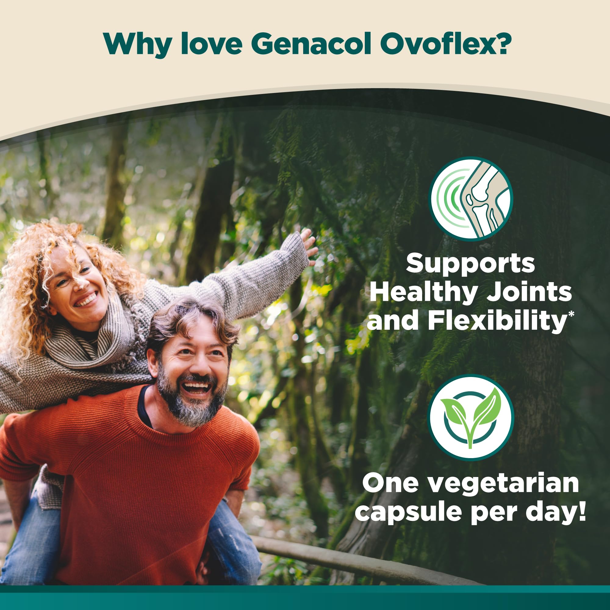 Genacol Ovoflex – Natural Eggshell Membrane Supplement, Support Healthy Joints & Flexibility, Vegetarian Solution for Joint Care, Results in 7 Days, Value Pack, 60 Capsules (60-Day Supply) Genacol Au supplements
