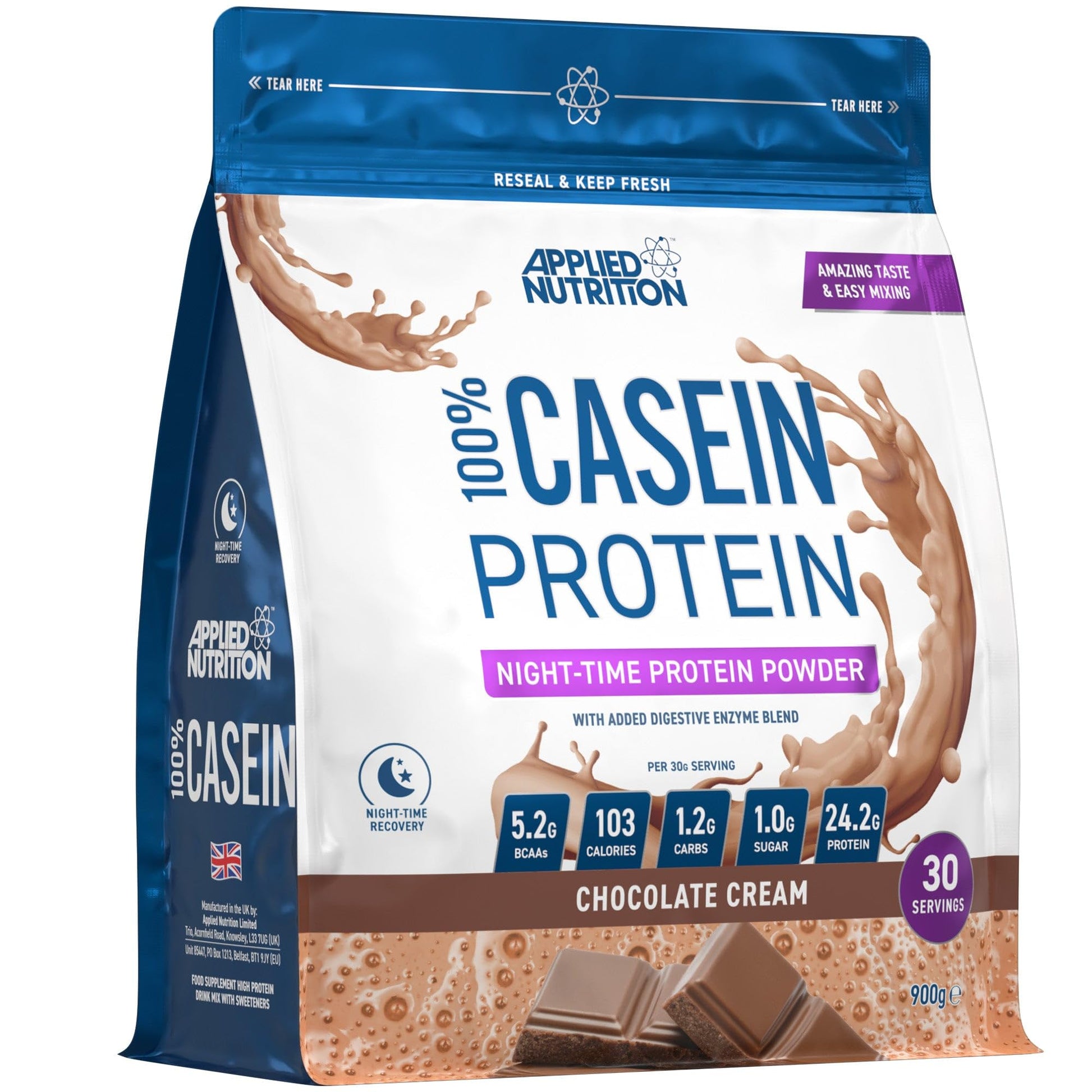 Applied Nutrition Casein Protein Powder - Micellar Casein Supplement, Slow Release Protein Applied Nutrition Au supplements