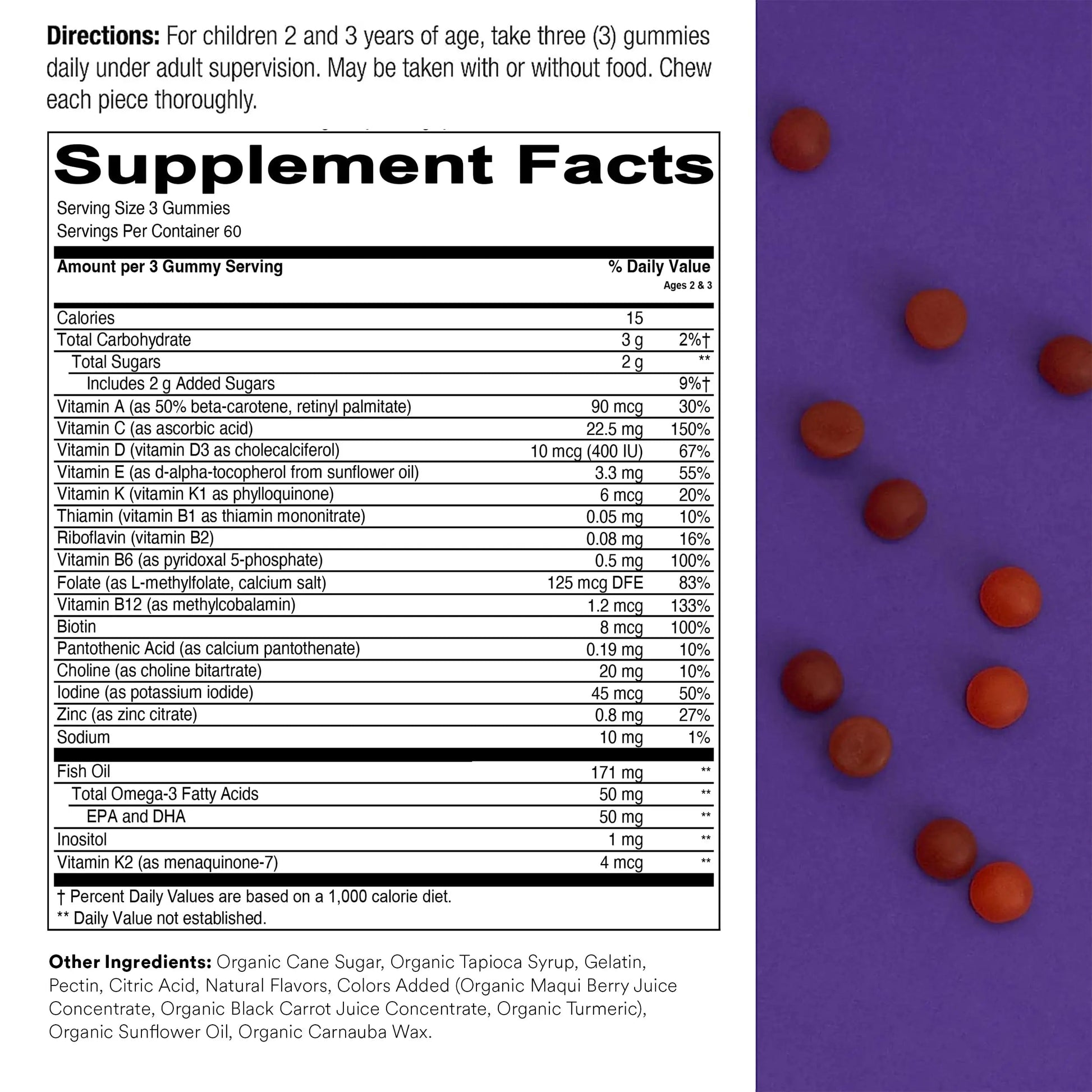 SmartyPants Toddler Multivitamin Gummies: Omega 3 Fish Oil (EPA/DHA), Vitamin D3, C, Vitamin B12, B6 & Women's Multivitamin Gummies: Omega 3 Fish Oil (EPA/DHA), Methylfolate, CoQ10, Vitamin D SmartyPants Au supplements
