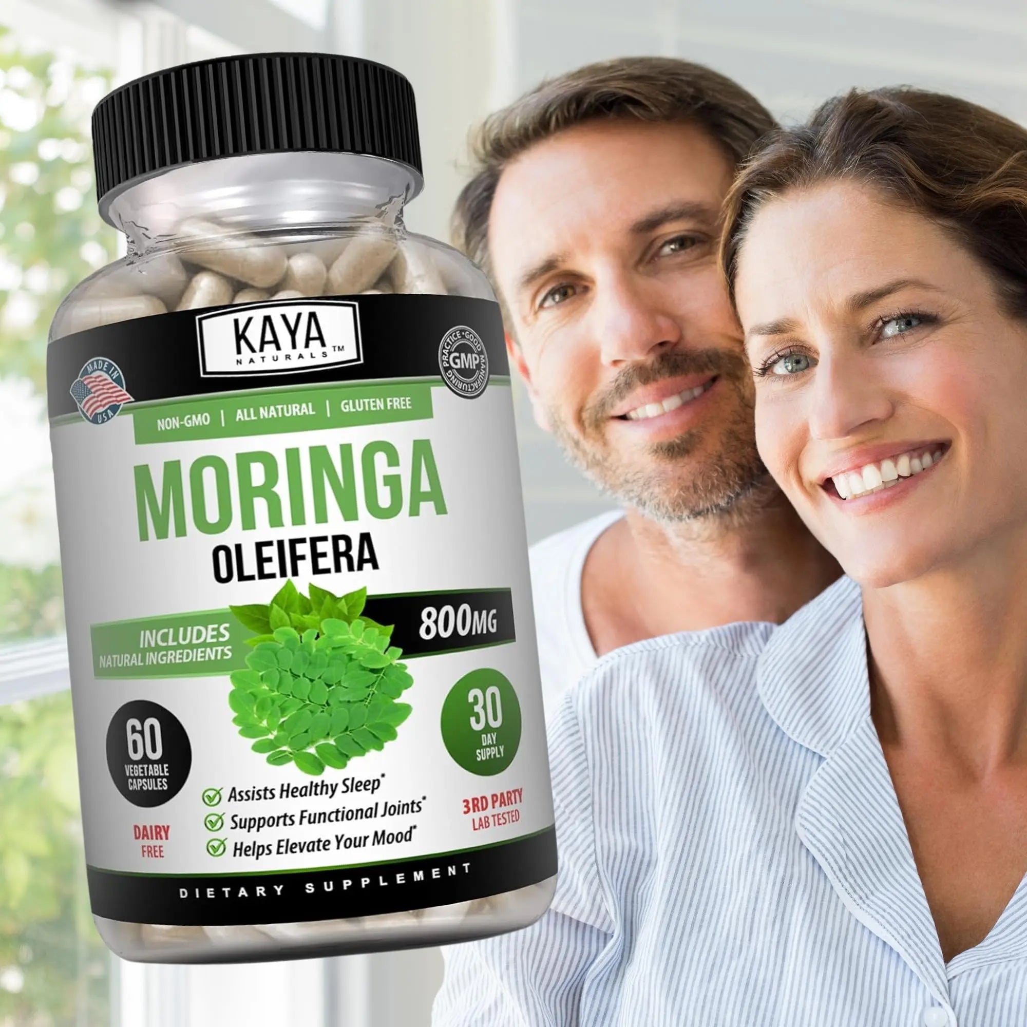 Kaya Naturals Moringa Leaf Extract - Complete Greens Superfood Supplement - Pure Miracle Tree Moringa - Boost Energy Naturally Kaya Naturals Au supplements