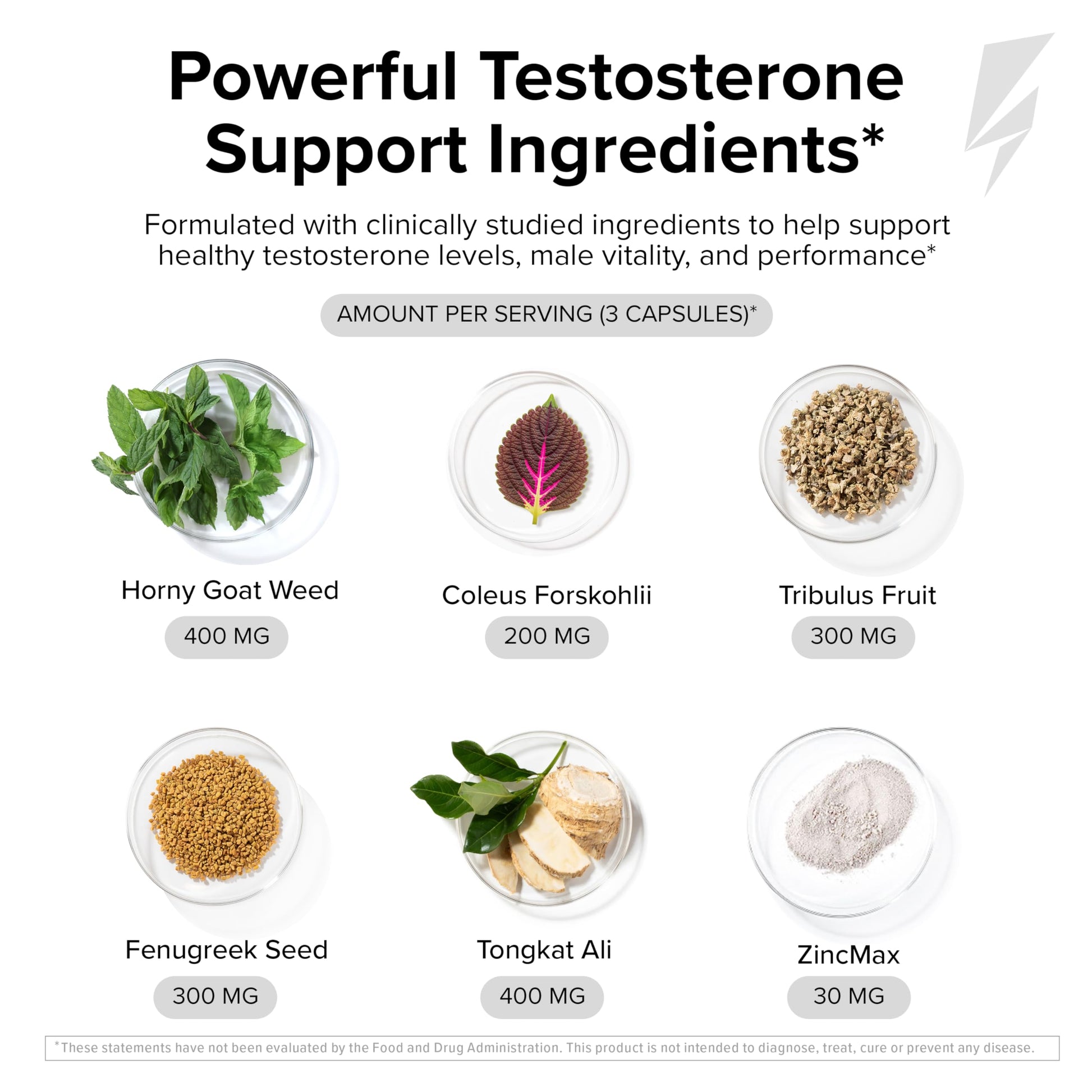 InnoSupps T-Drive Magnum Testosterone Booster Enhance Peak Performance Amplify Muscle Growth, Increase Libido & Energy Levels, Horny Goat Weed Tongkat Ali, Zinc, Fenugreek, Fat Burner 90 Caps/30 Days InnoSupps Au supplements